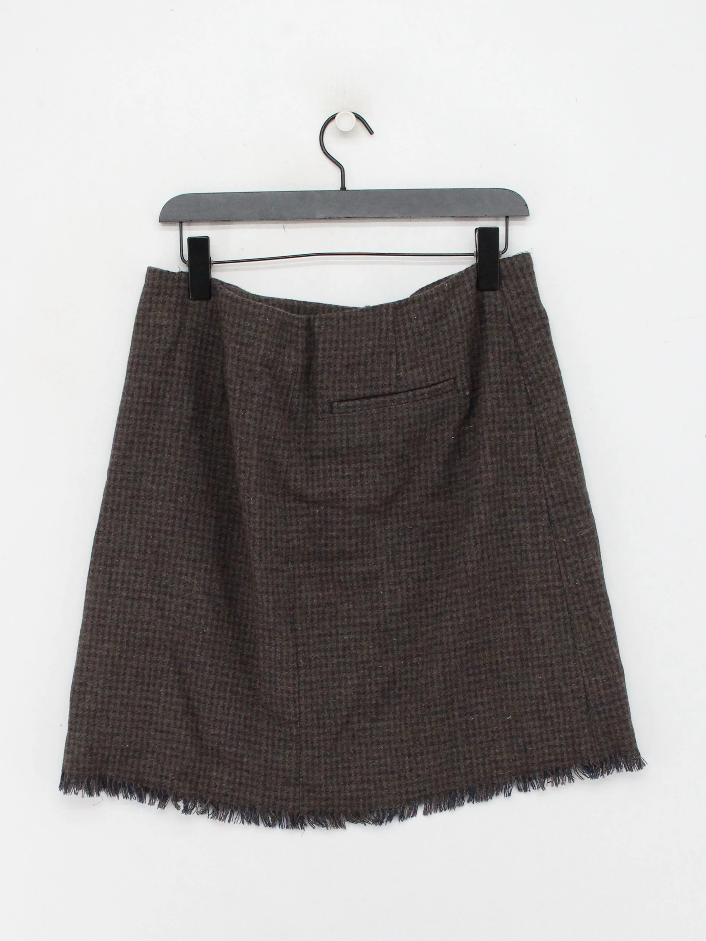 Arket Women's Mini Skirt UK 16 Brown Wool - Image 2