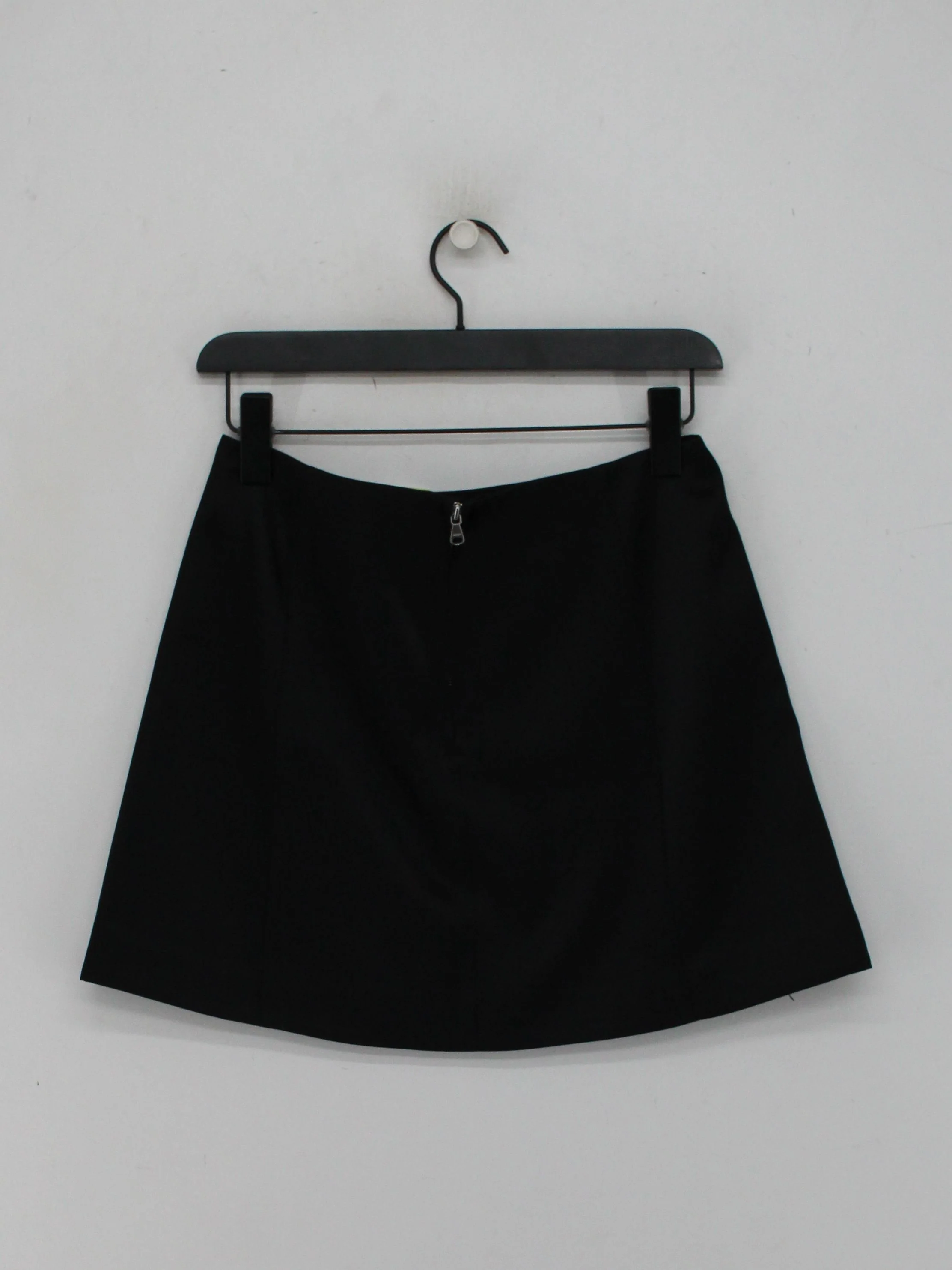 Arket Women's Mini Skirt UK 8 Black Polyester with Viscose, Elastane Short Mini - Image 2