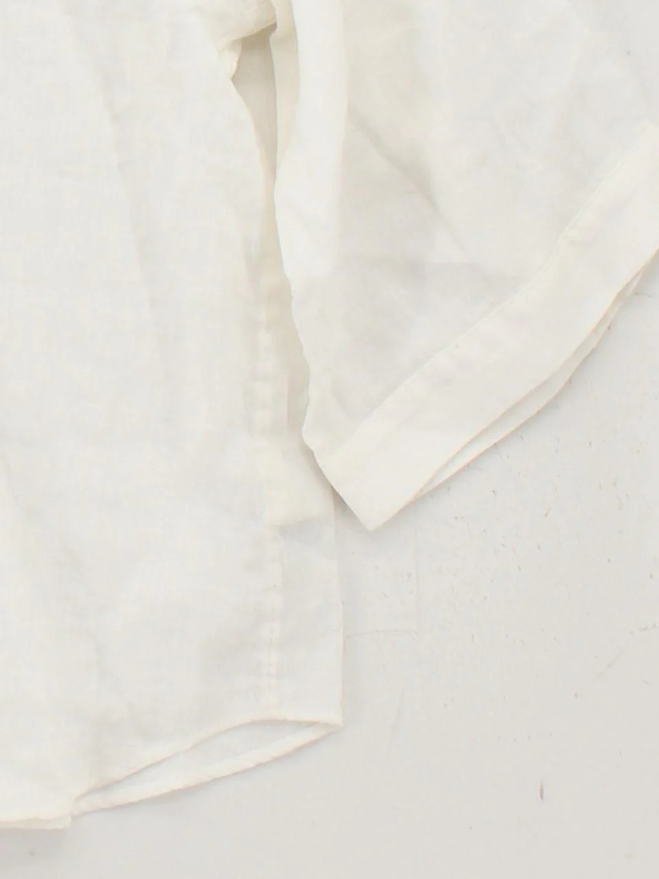 Arket Women's Shirt S White 100% Linen 3/4 Sleeve Collared Basic New with tags - Image 4
