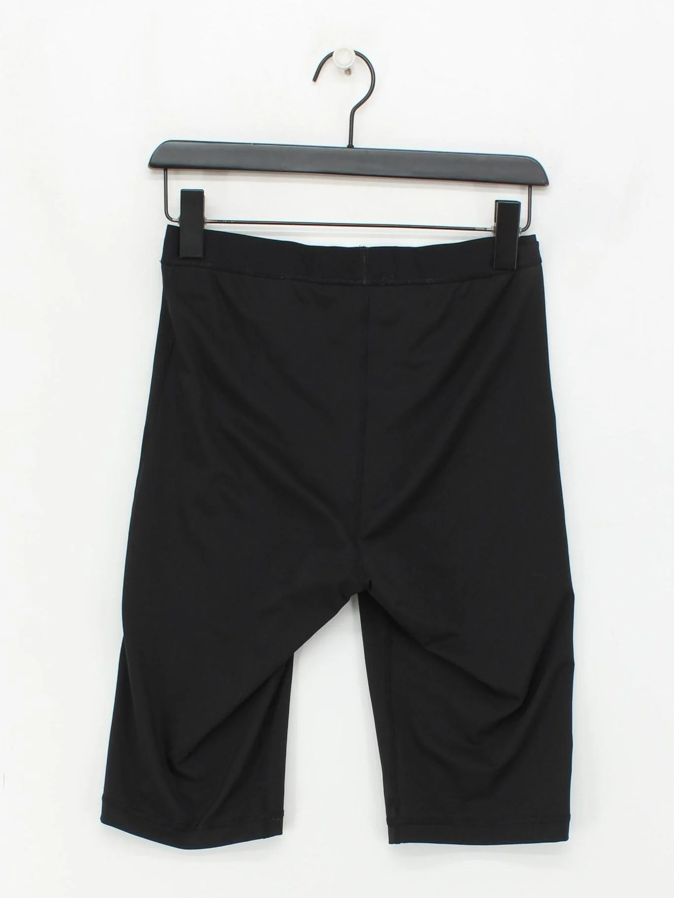 Arket Women's Shorts M Black Polyester with Elastane Sweat - Image 2