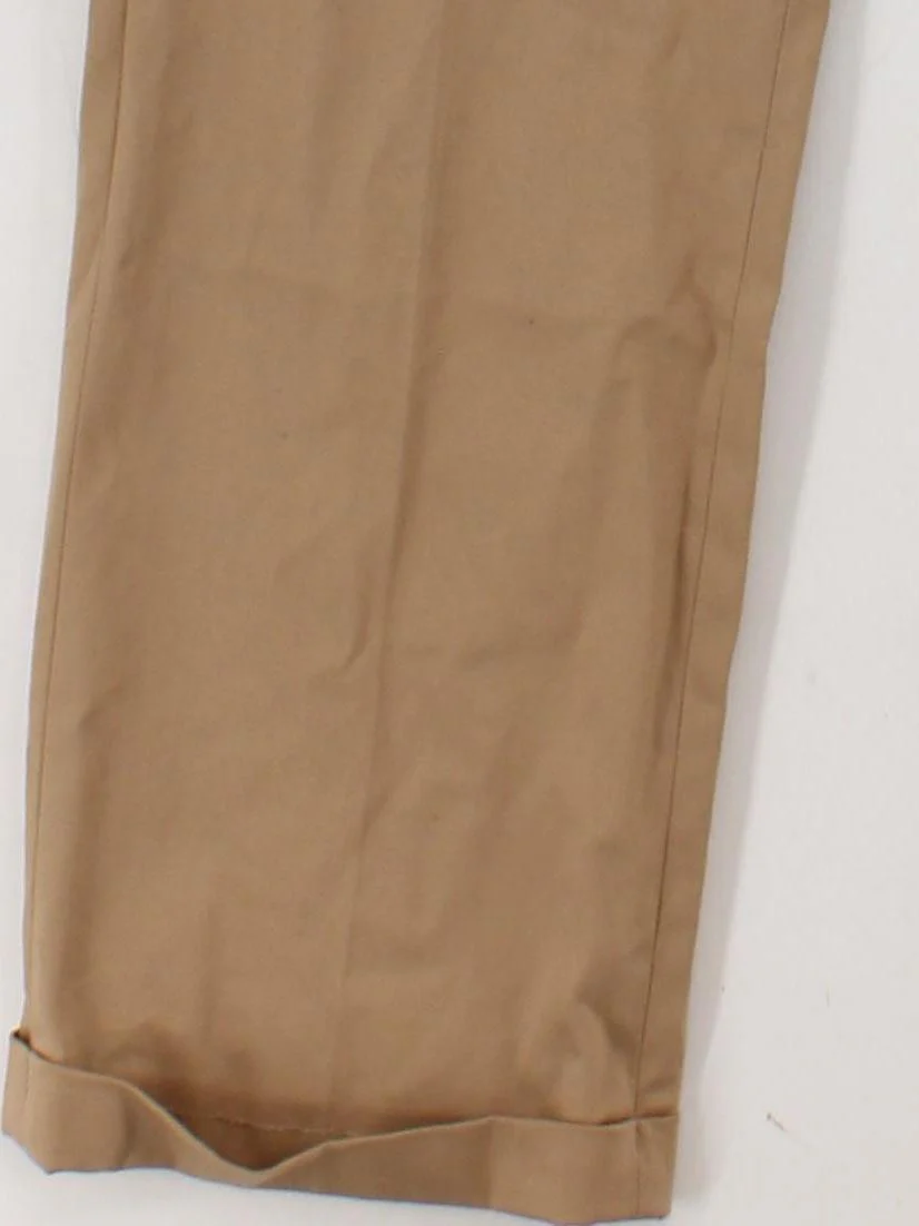 Arket Women's Trousers UK 10 Tan Cotton with Elastane Straight Chino - Image 4