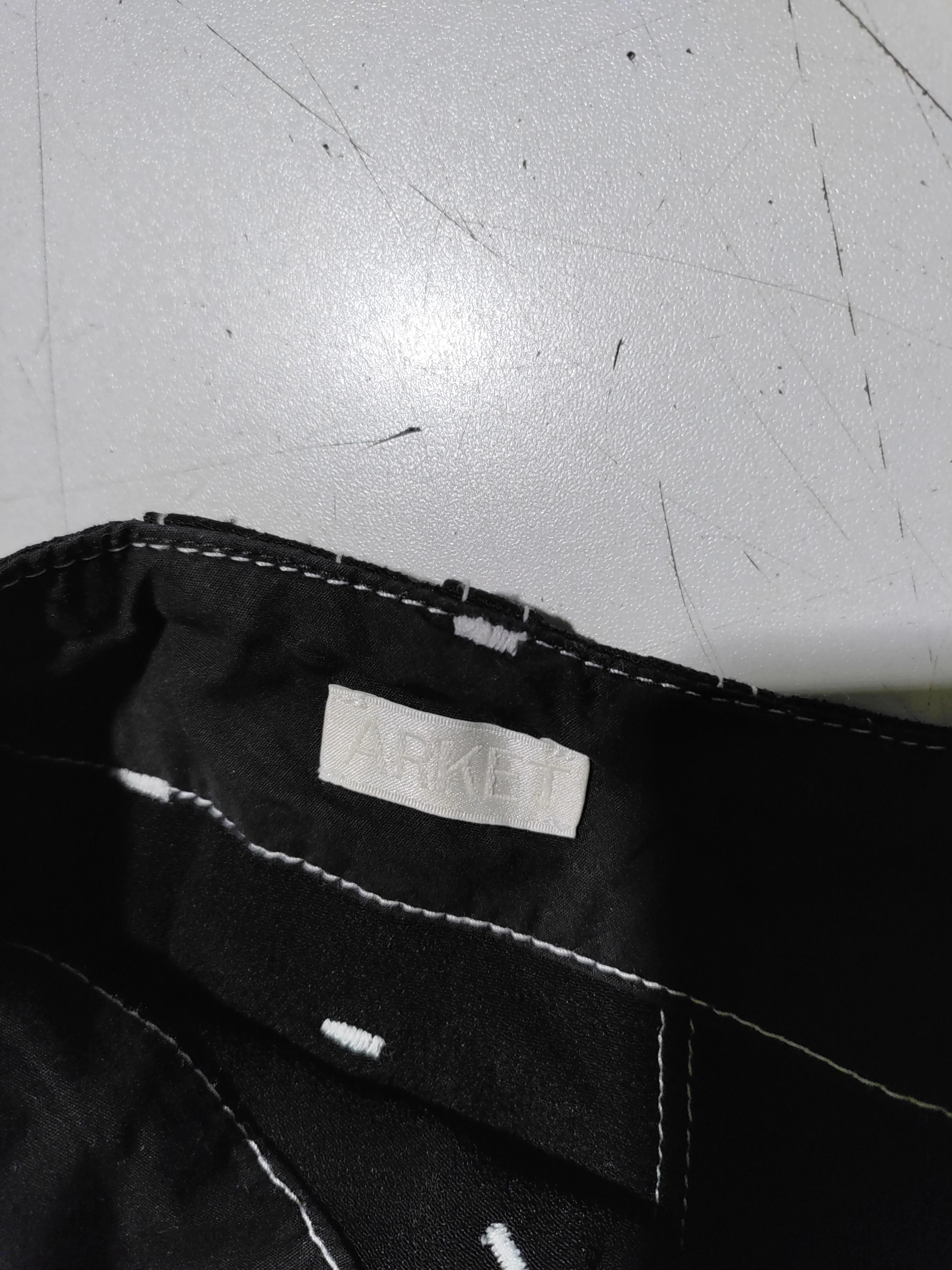 Arket Women's Trousers UK 6 Black 100% Viscose Straight Chino - Image 5
