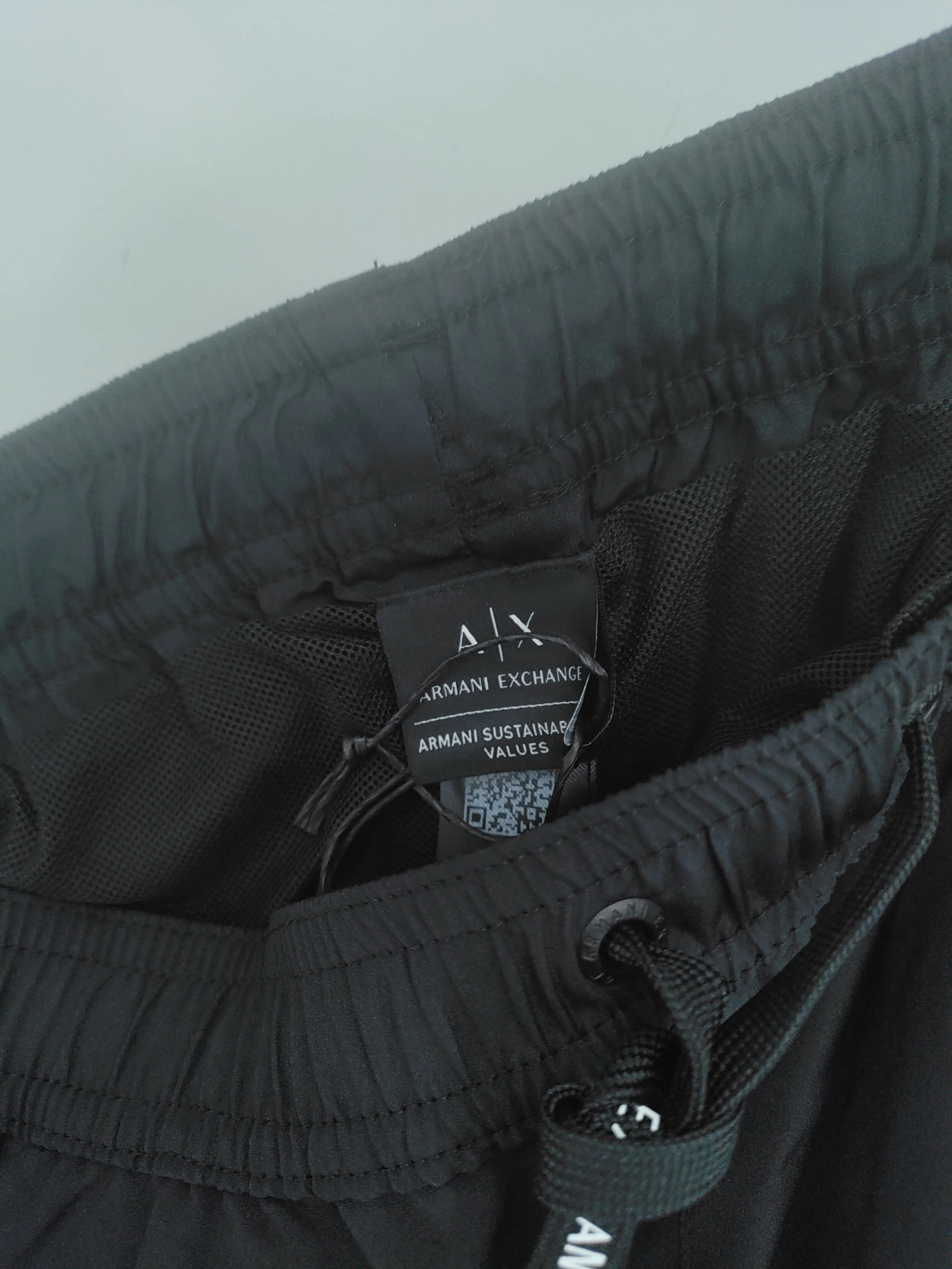 Armani Exchange athletic swim trunks in black RRP £85 - Image 5