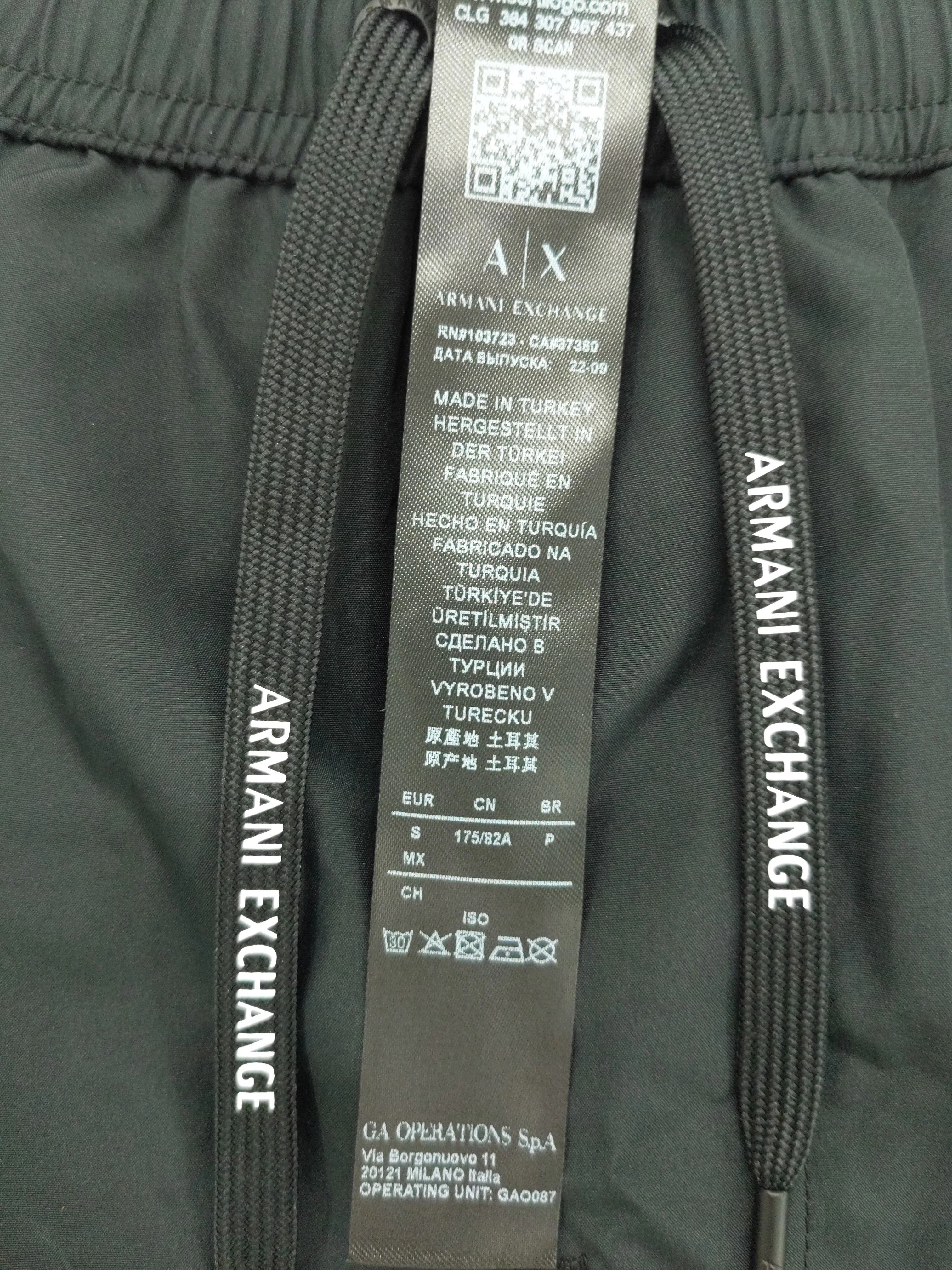 Armani Exchange athletic swim trunks in black RRP £85 - Image 6