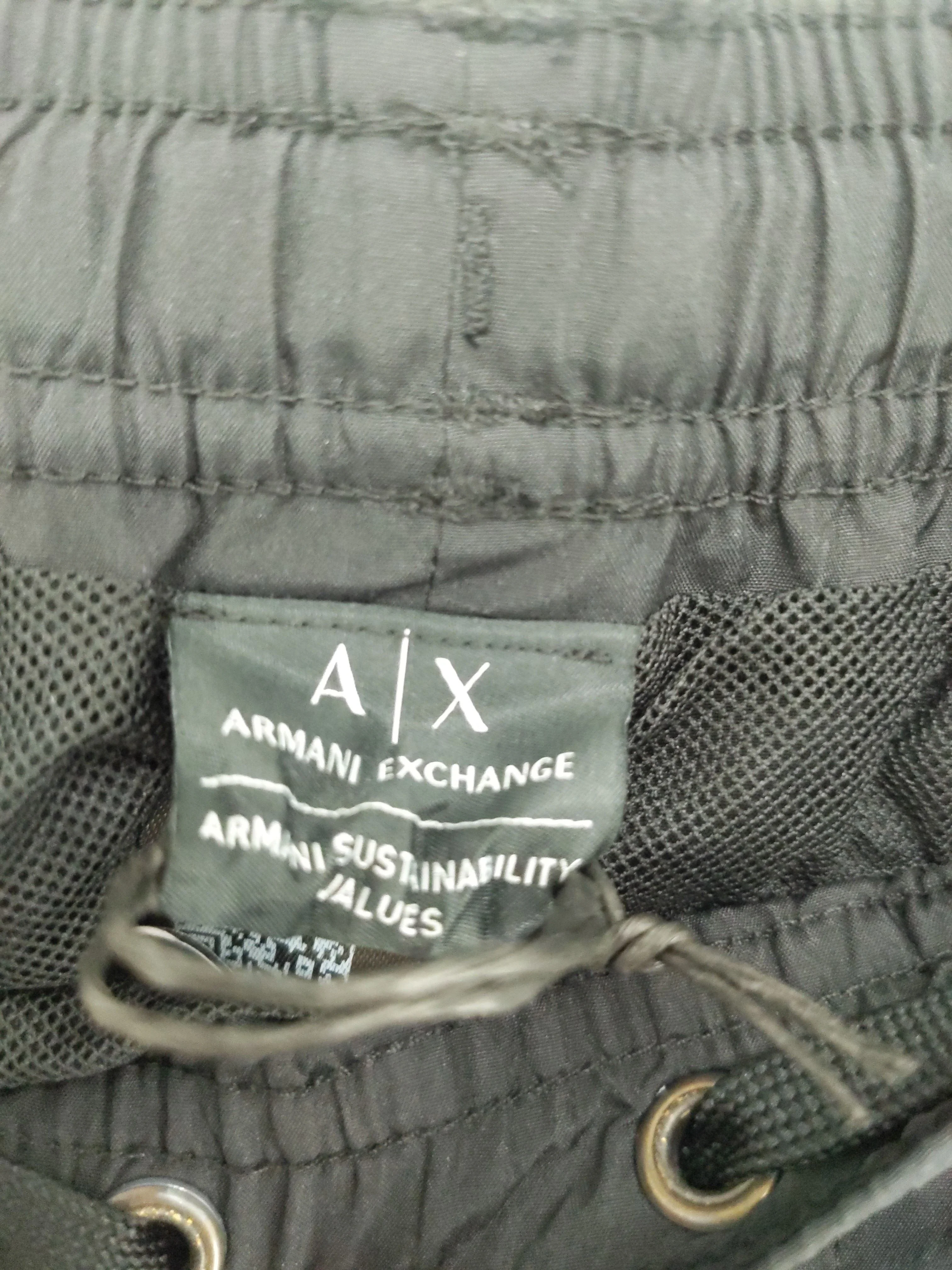 Armani Exchange athletic swim trunks in black RRP £85 - Image 5