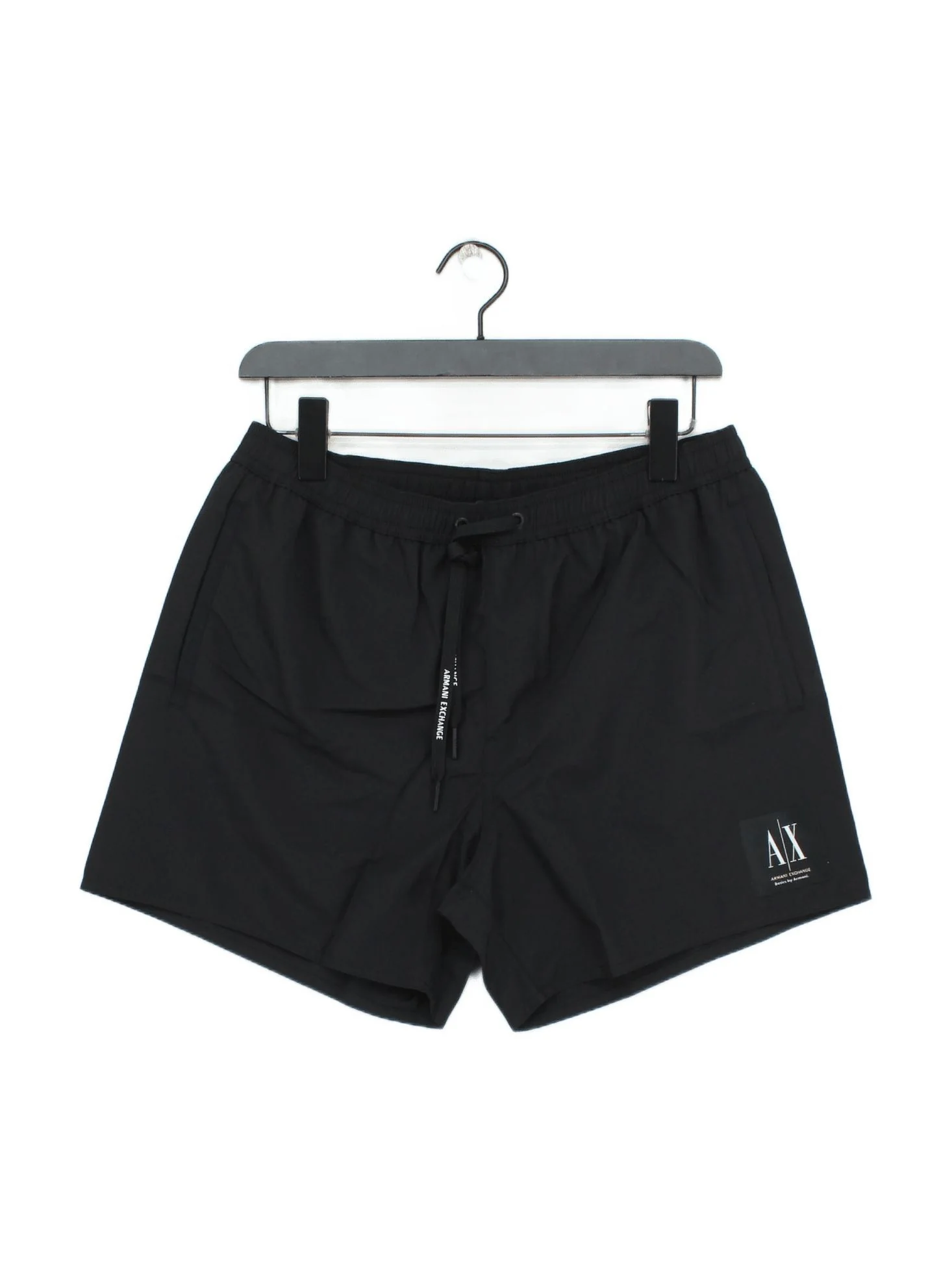 Armani Exchange athletic swim trunks in black RRP £85