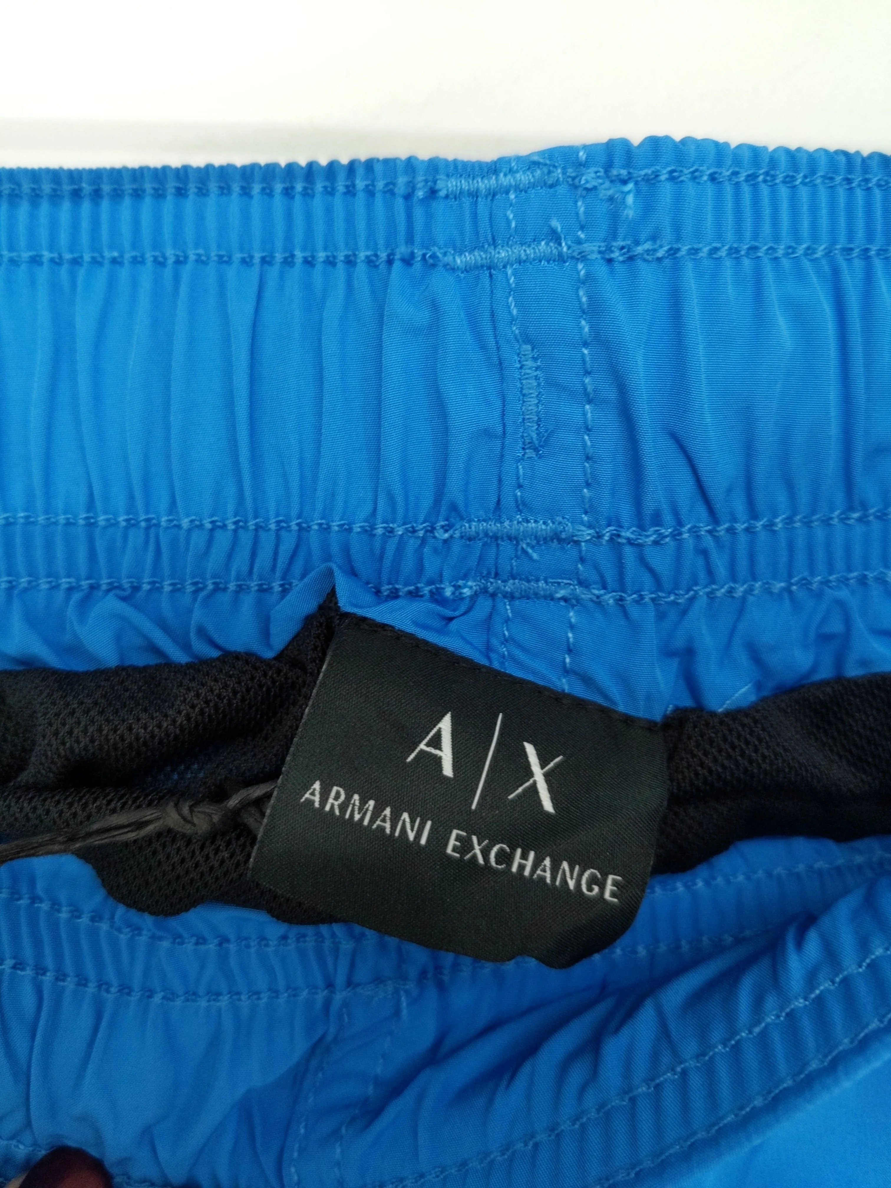 Armani Exchange athletic swim trunks in blue RRP £80 - Image 5