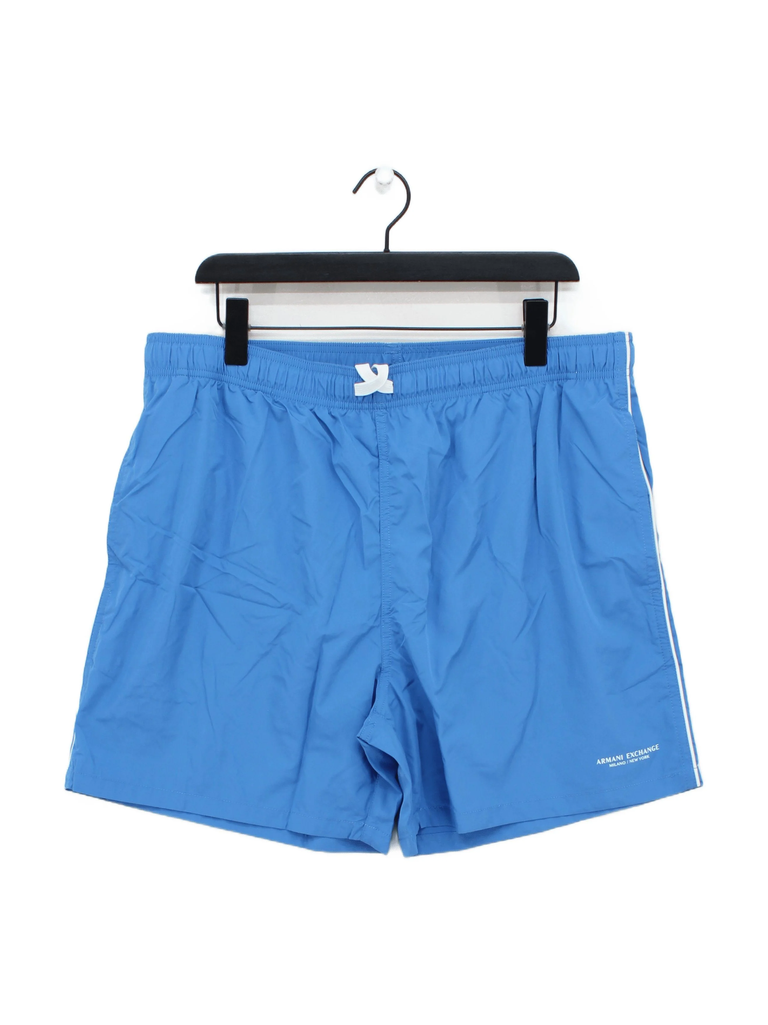 Armani Exchange athletic swim trunks in blue RRP £80