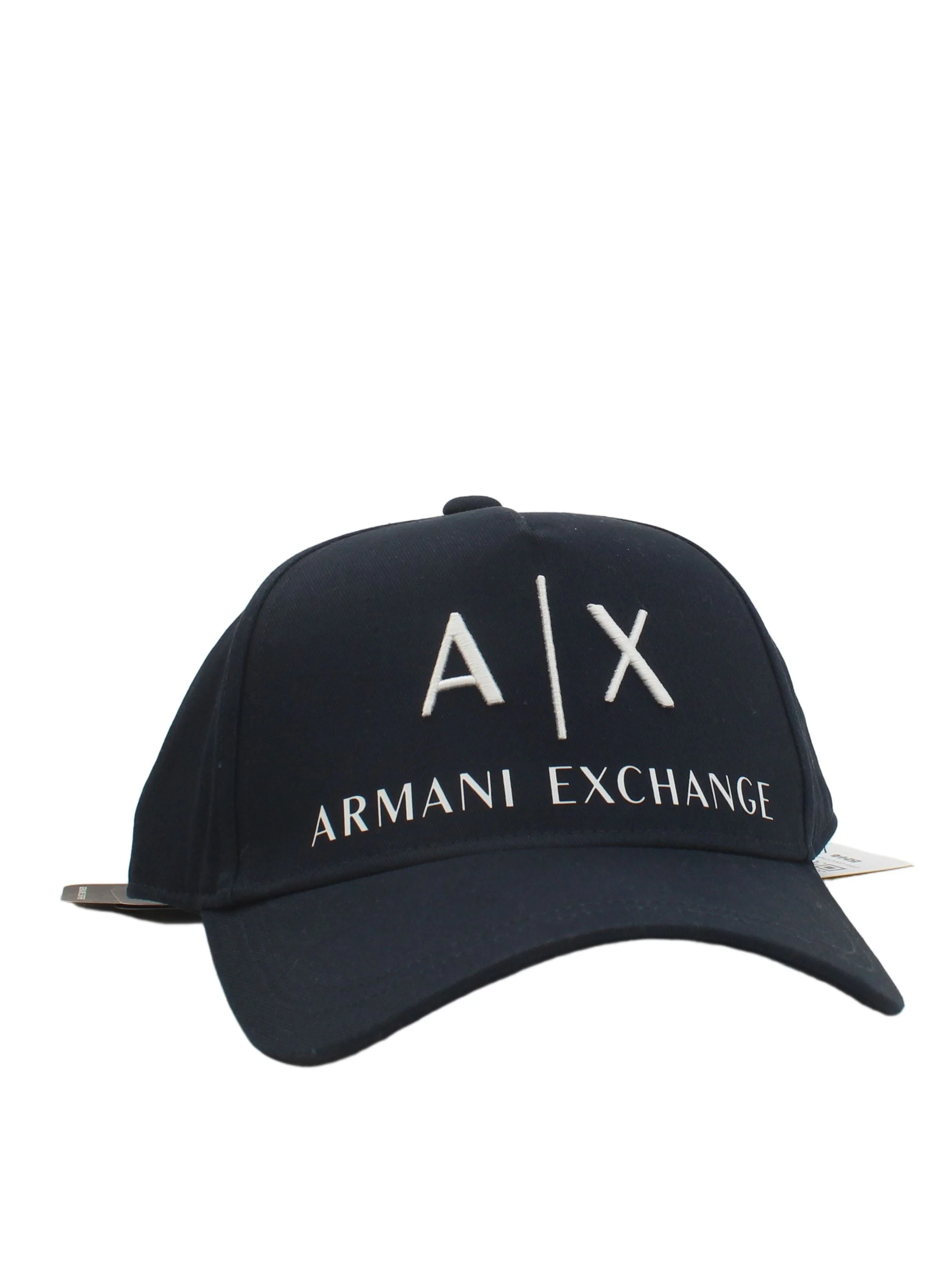 Armani Exchange Men's Hat Blue Graphic 100% Cotton Baseball Cap New with tags