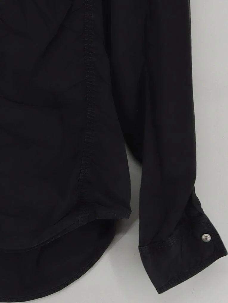 Armani Exchange Men's Shirt M Black 100% Cotton Basic - Image 4
