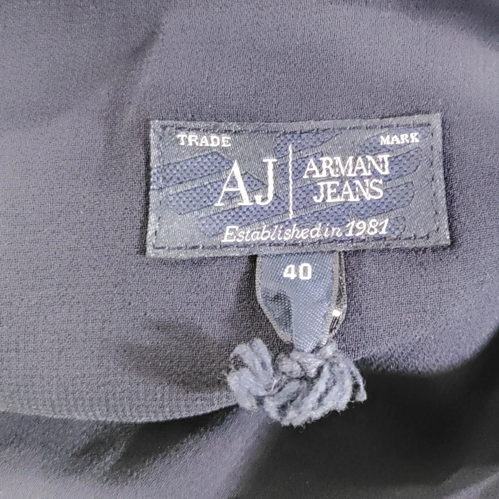 Armani Jeans Women's T-Shirt UK 12 Blue 100% Other Sleeveless Round Neck Basic - Image 5