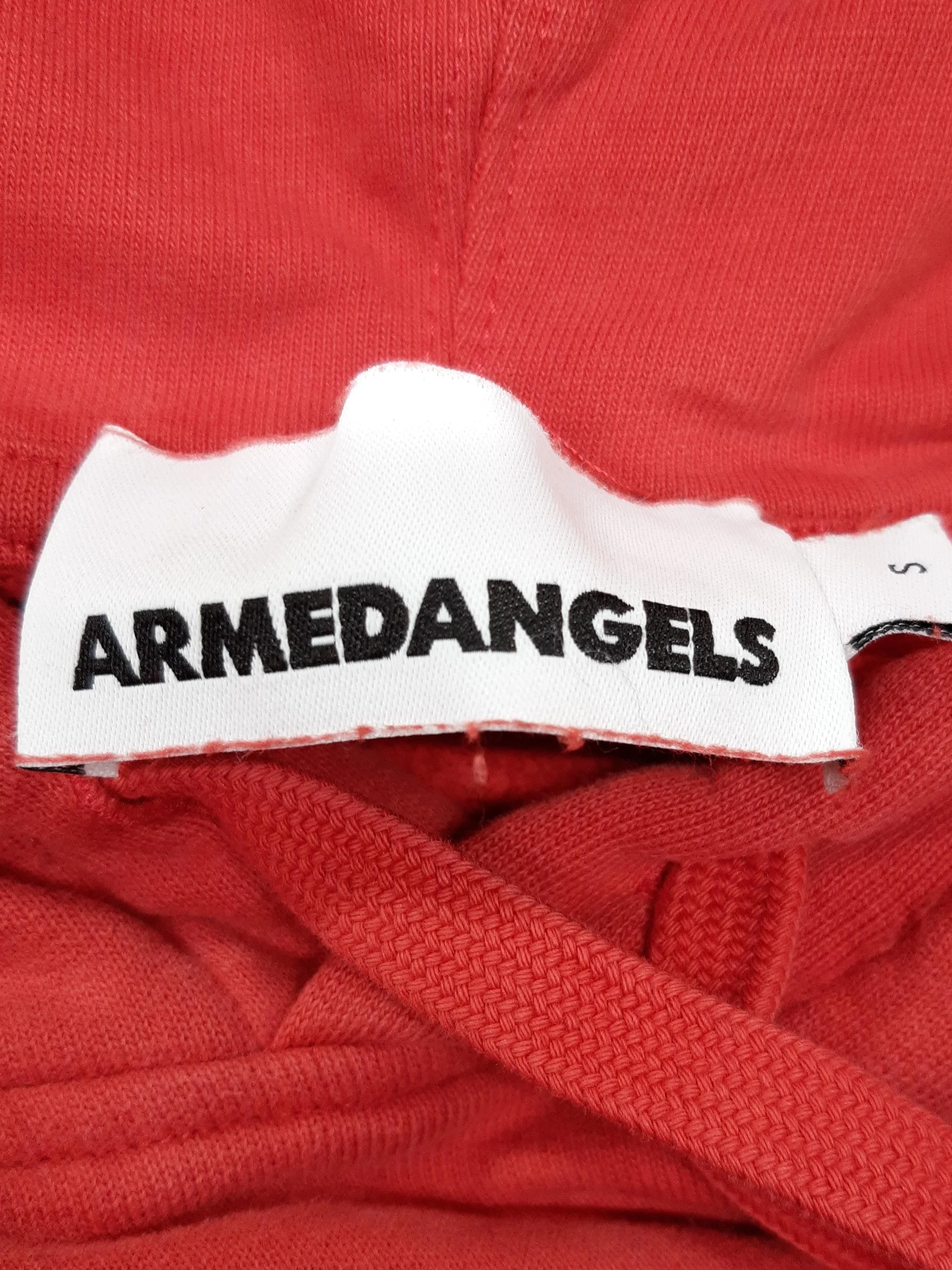 Armedangels Women's Hoodie S Red 100% Cotton Pullover - Image 5