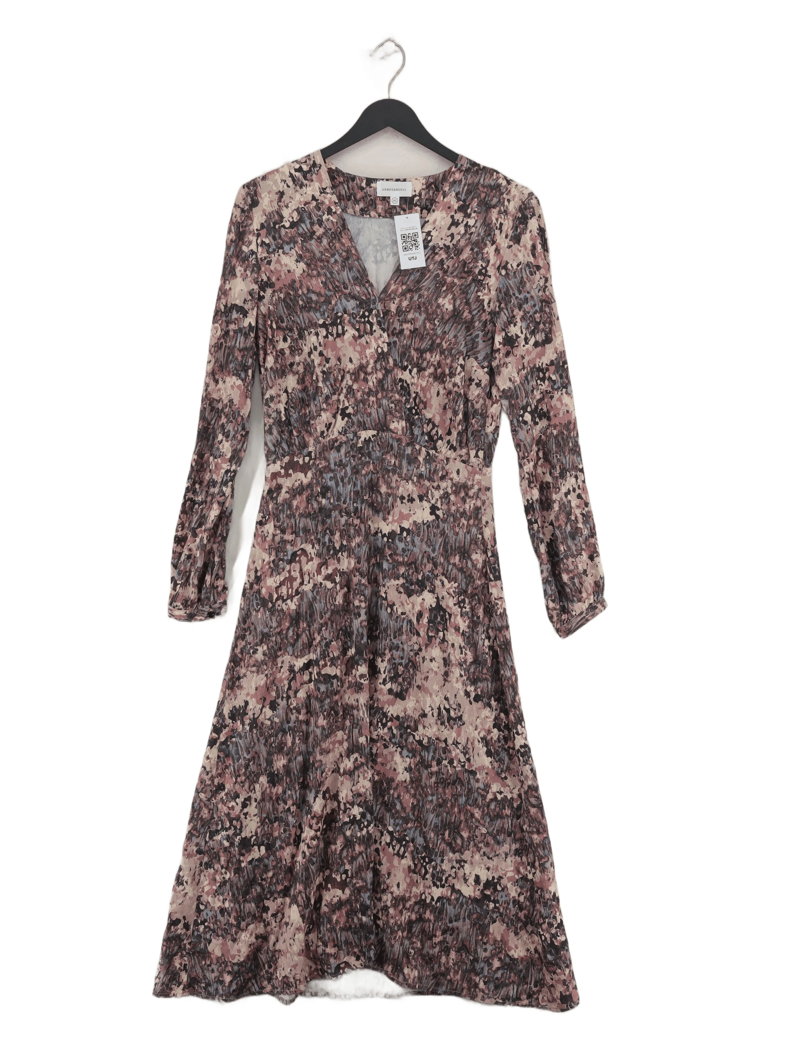 Armedangels Wrap Midi Dress UK8 in Multi