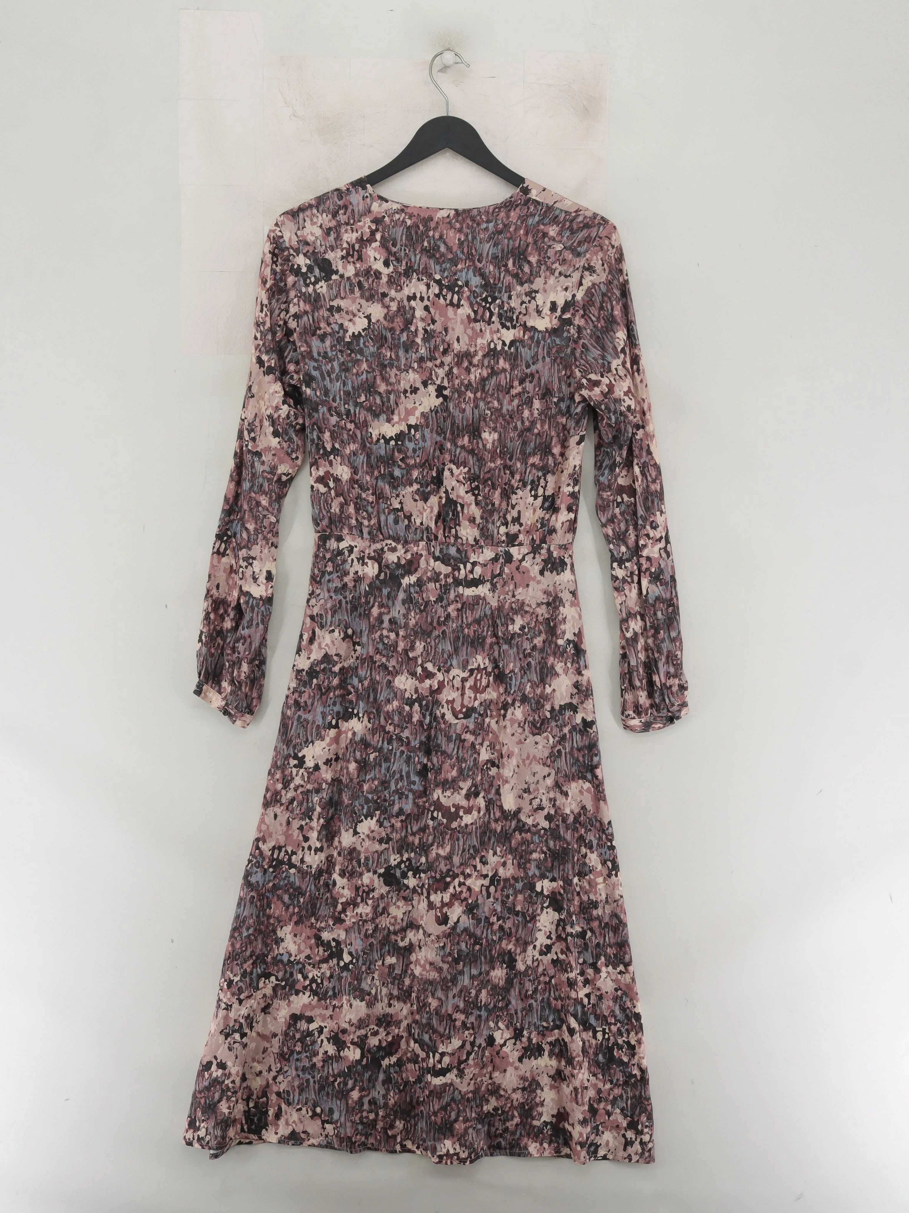 Armedangels Wrap Midi Dress UK8 in Multi - Image 2