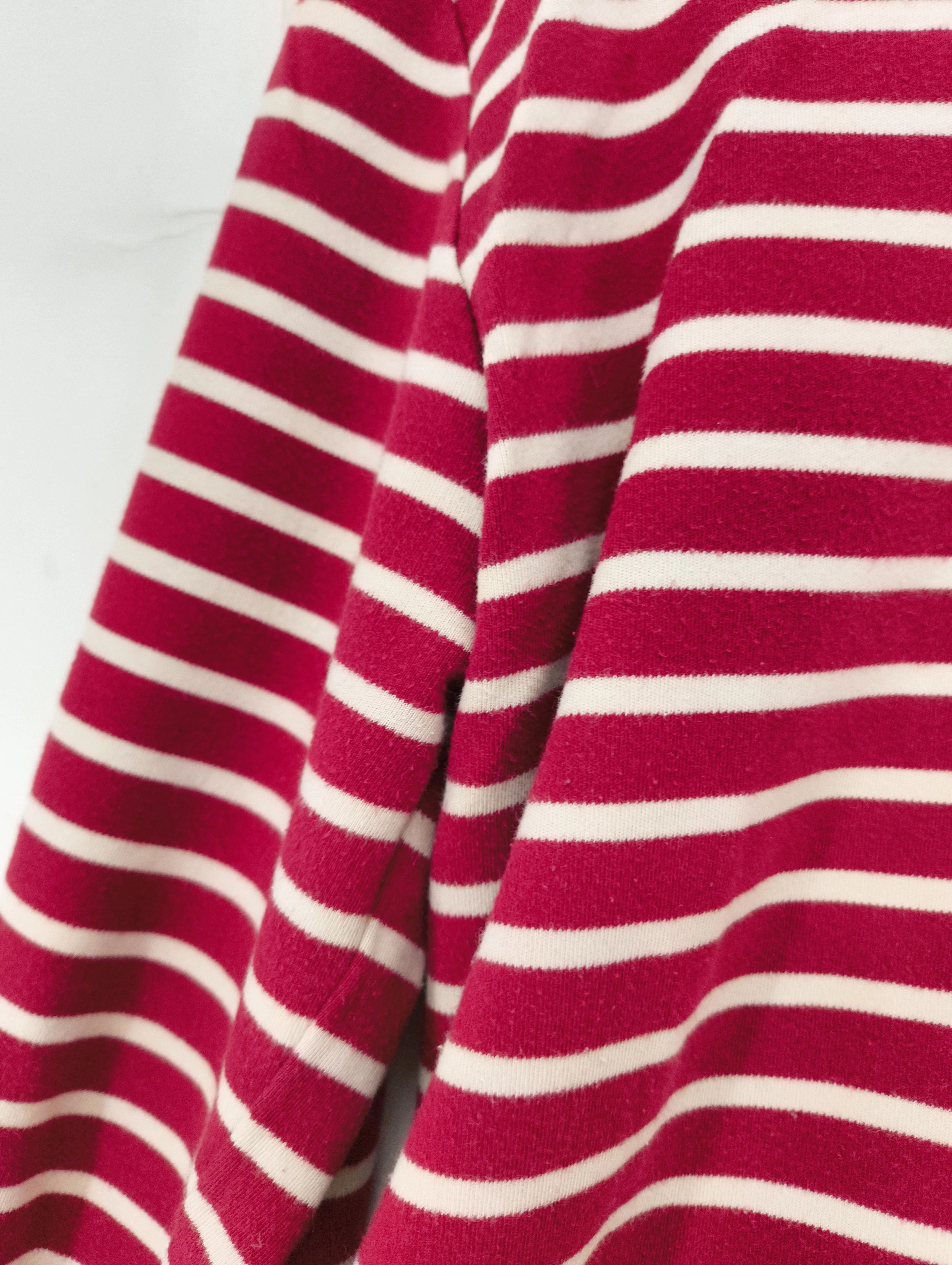 Armor Lux Men's T-Shirt M Red Striped 100% Cotton Basic - Image 6