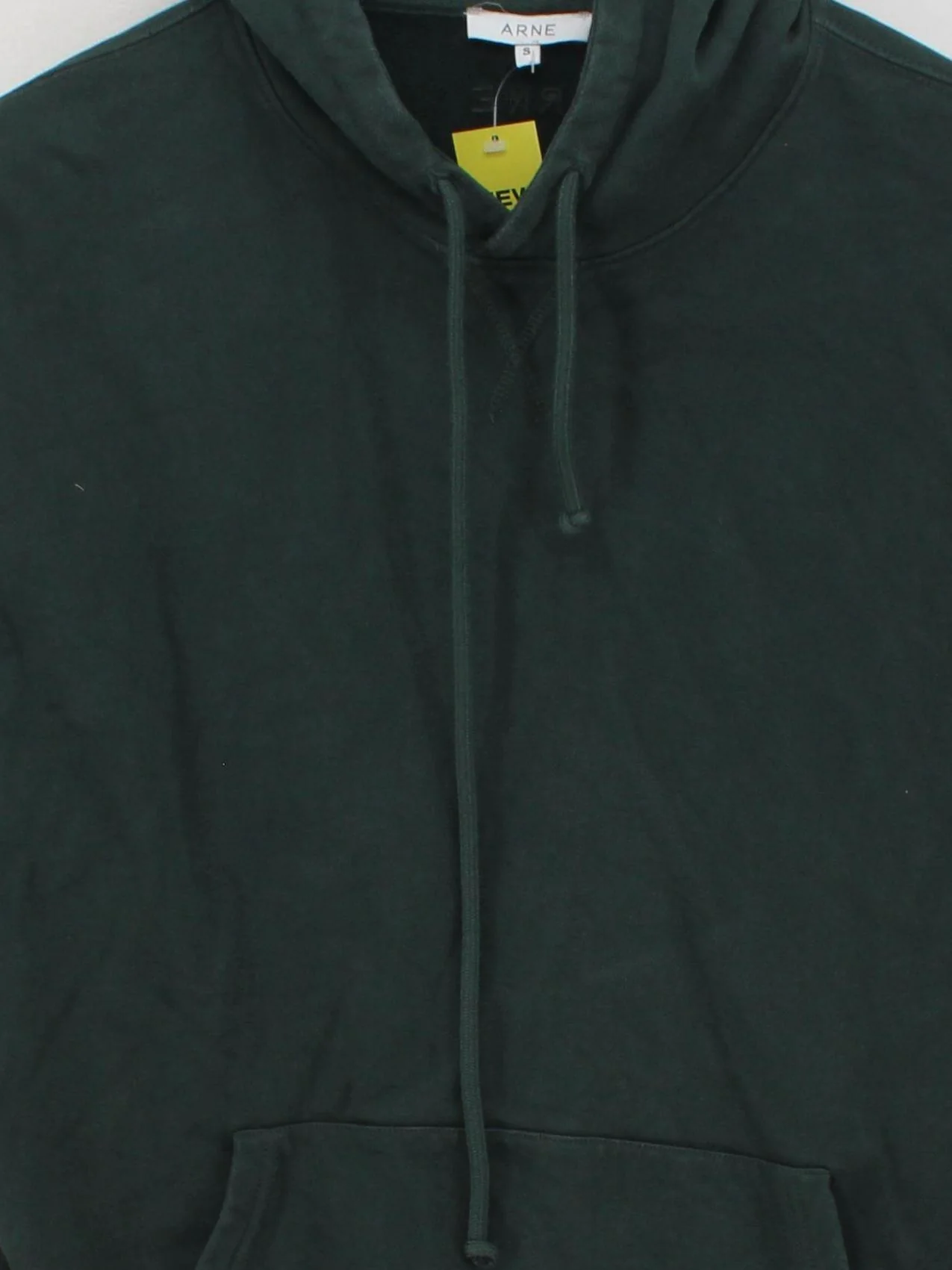Arne Men's Hoodie S Green 100% Cotton Pullover - Image 3