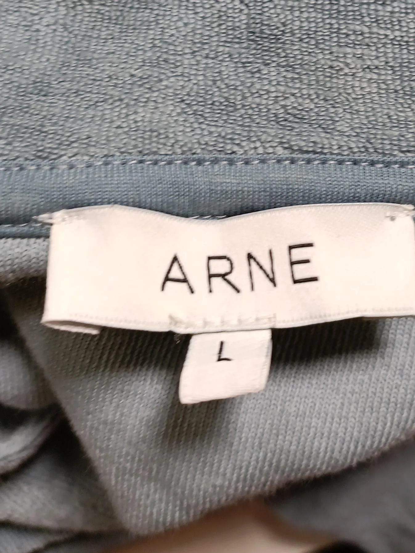 Arne Men's Polo L Blue 100% Cotton Basic - Image 5