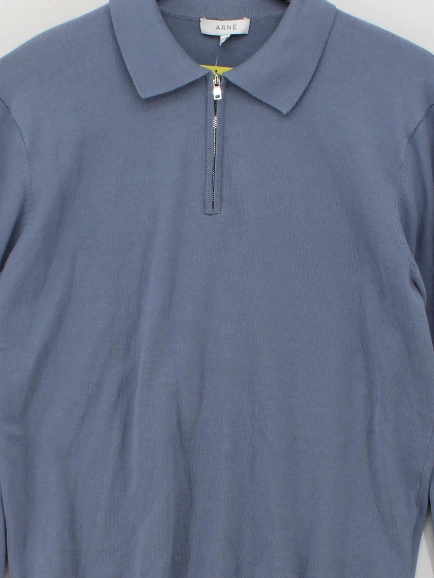Arne Men's Polo M Blue 100% Cotton Basic - Image 3