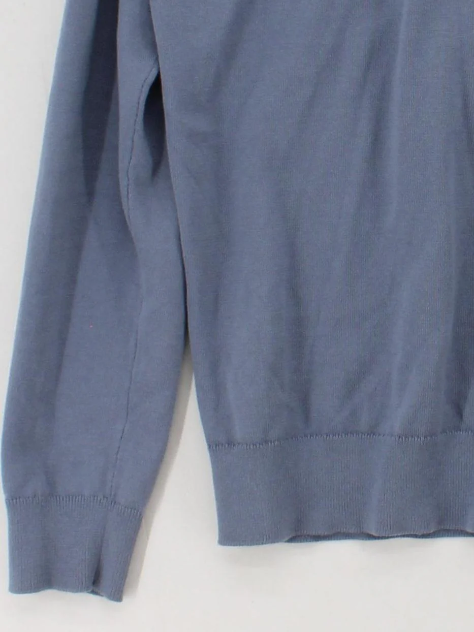 Arne Men's Polo M Blue 100% Cotton Basic - Image 4