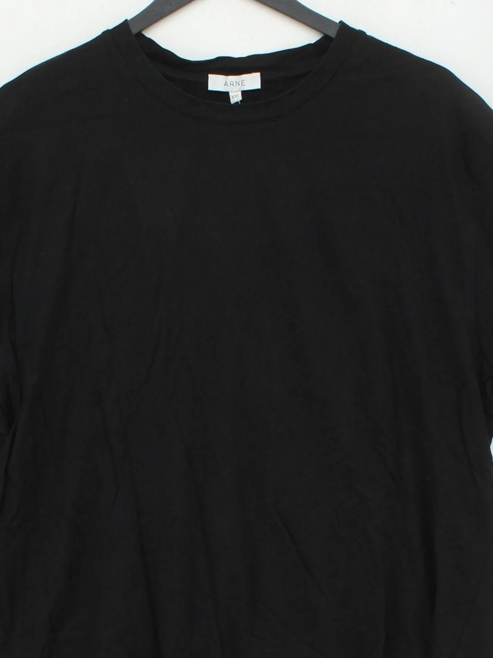 Arne Men's T-Shirt S Black 100% Cotton Basic - Image 3