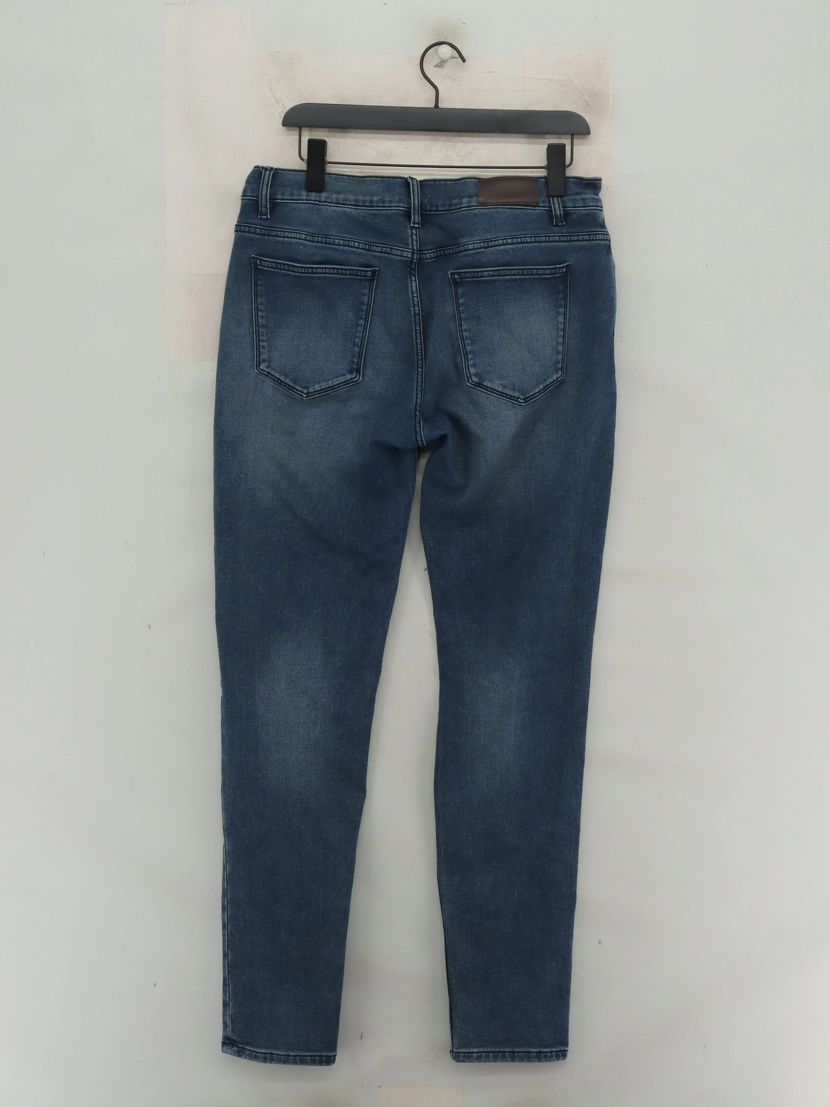 Arne Women's Jeans W 34 in Blue Cotton with Polyester, Viscose, Elastane Skinny - Image 2