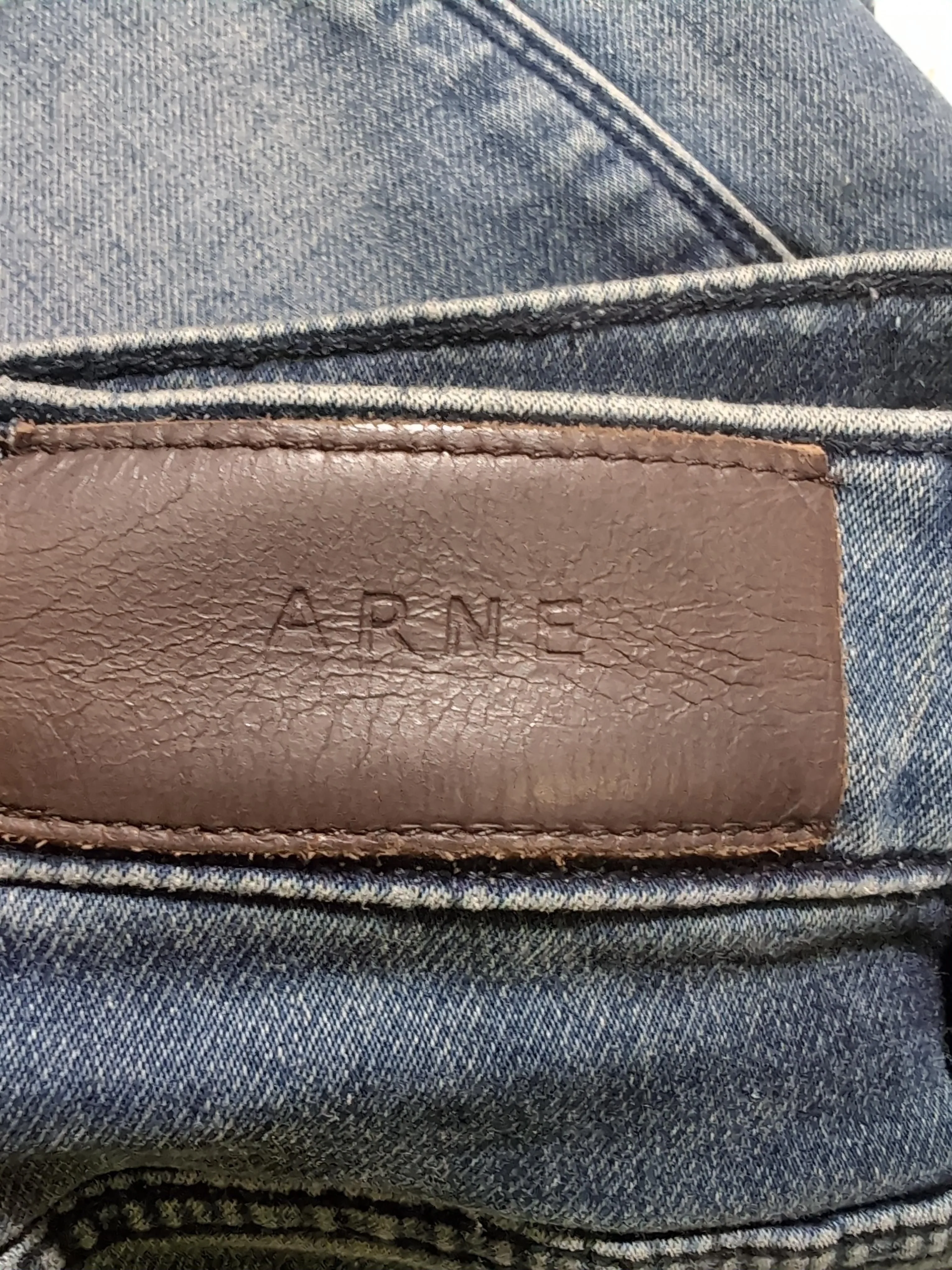 Arne Women's Jeans W 34 in Blue Cotton with Polyester, Viscose, Elastane Skinny - Image 5