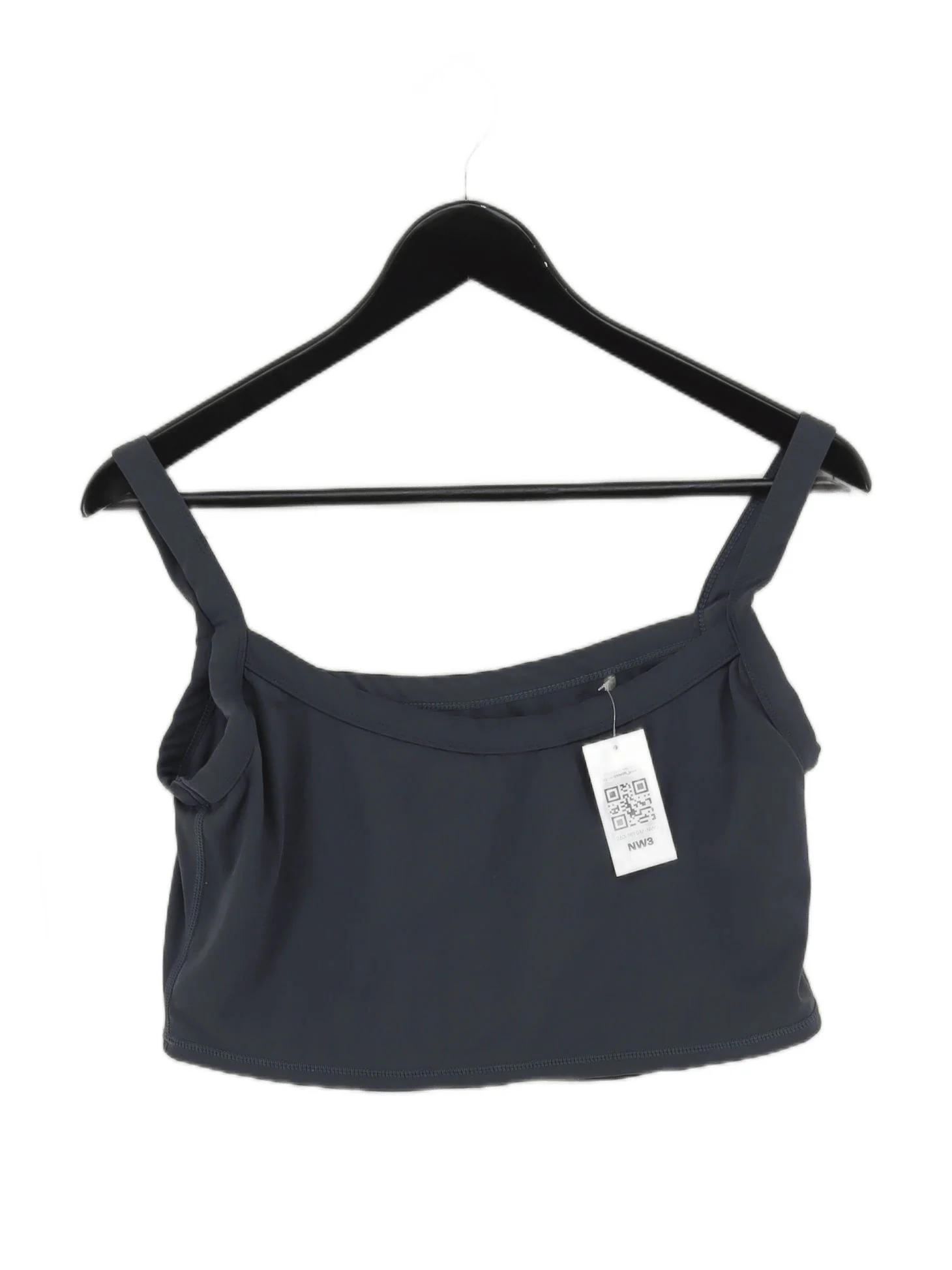 Arne Women's Top XL Grey Polyamide with Elastane Sleeveless Round Neck Cropped