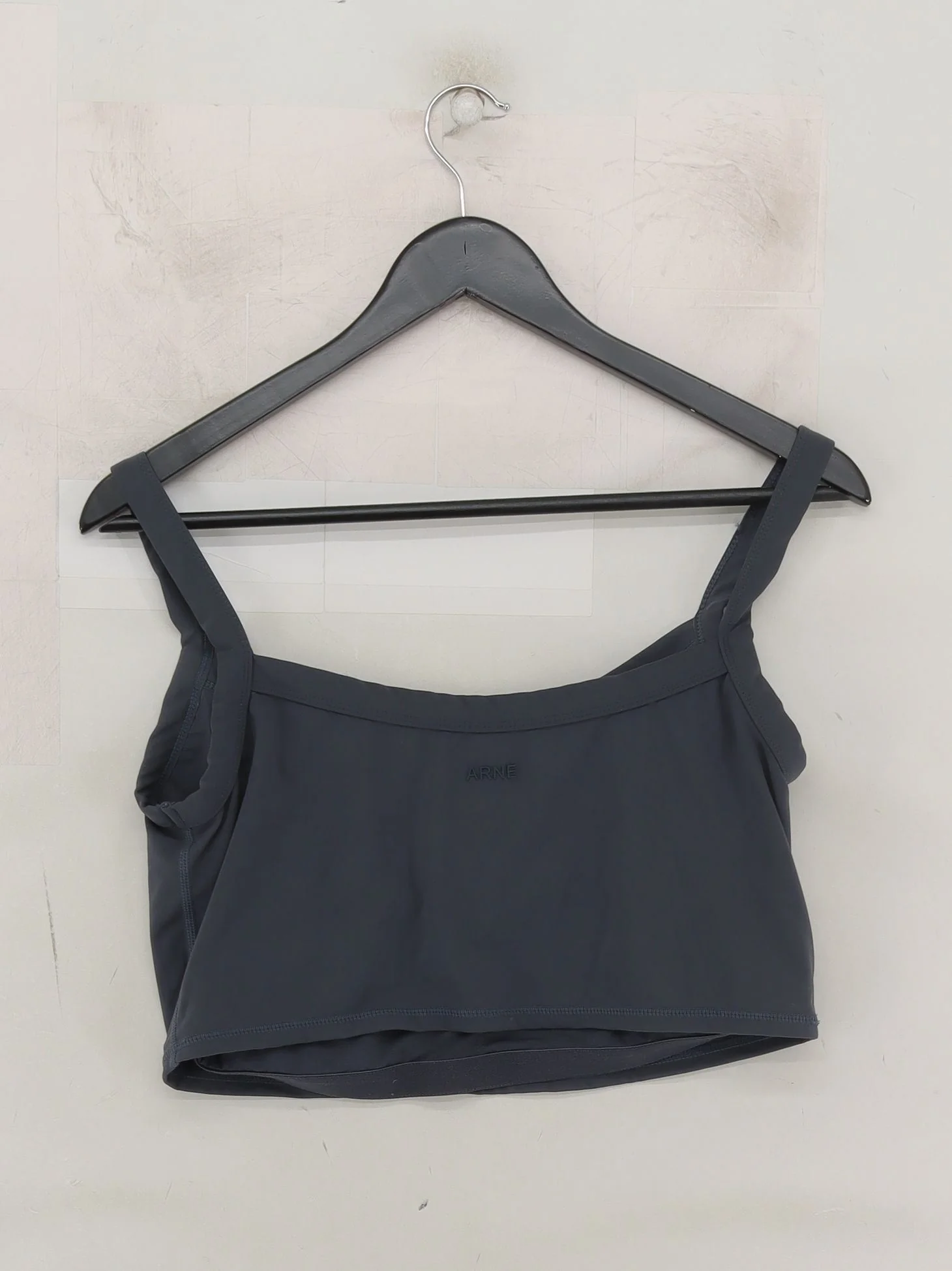 Arne Women's Top XL Grey Polyamide with Elastane Sleeveless Round Neck Cropped - Image 2