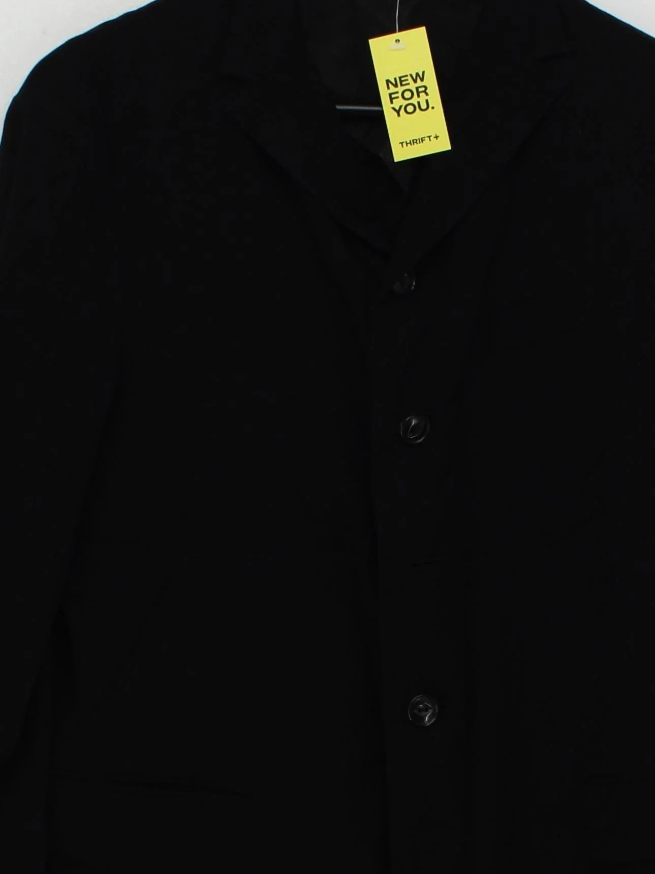 Arts & Science Men's Blazer M Black Cotton with Cotton, Other Overcoat - Image 3