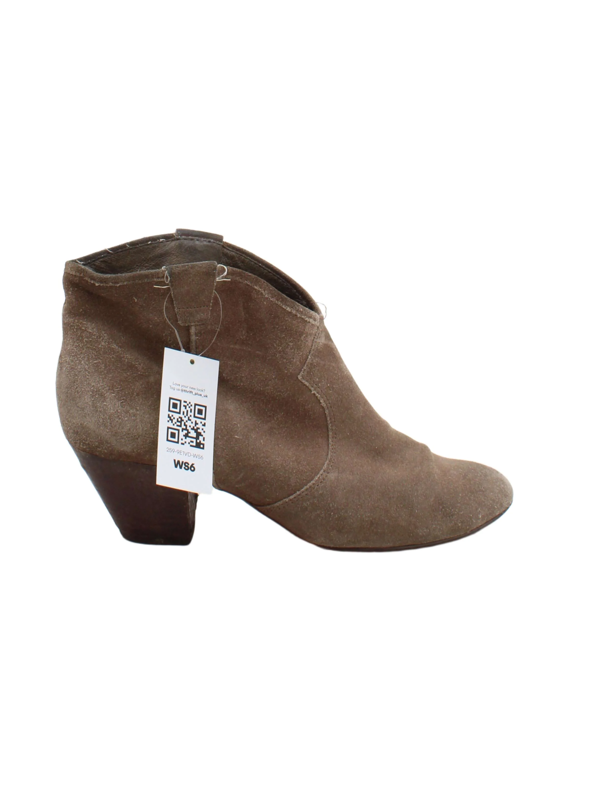 Ash Women's Boots UK 6.5 Tan 100% Suede Cowboy
