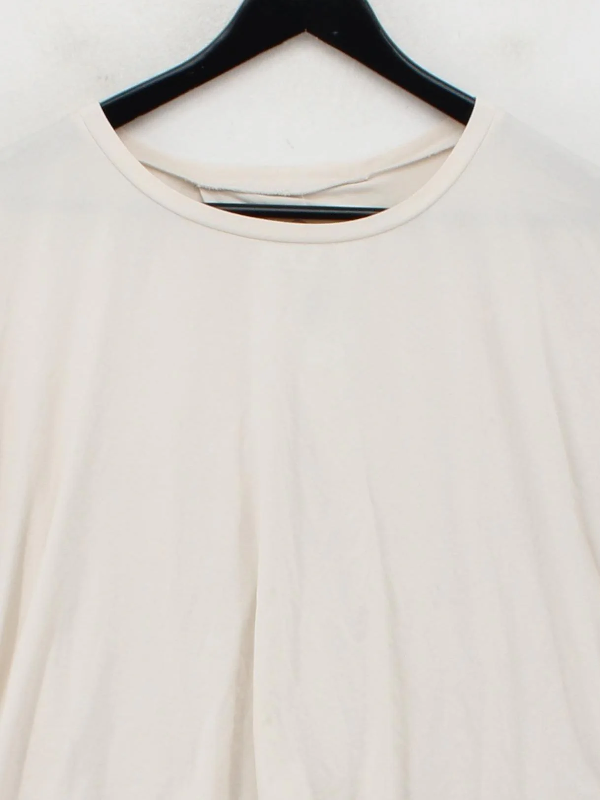 Asics Women's T-Shirt M Cream Polyester with Elastane Basic - Image 3