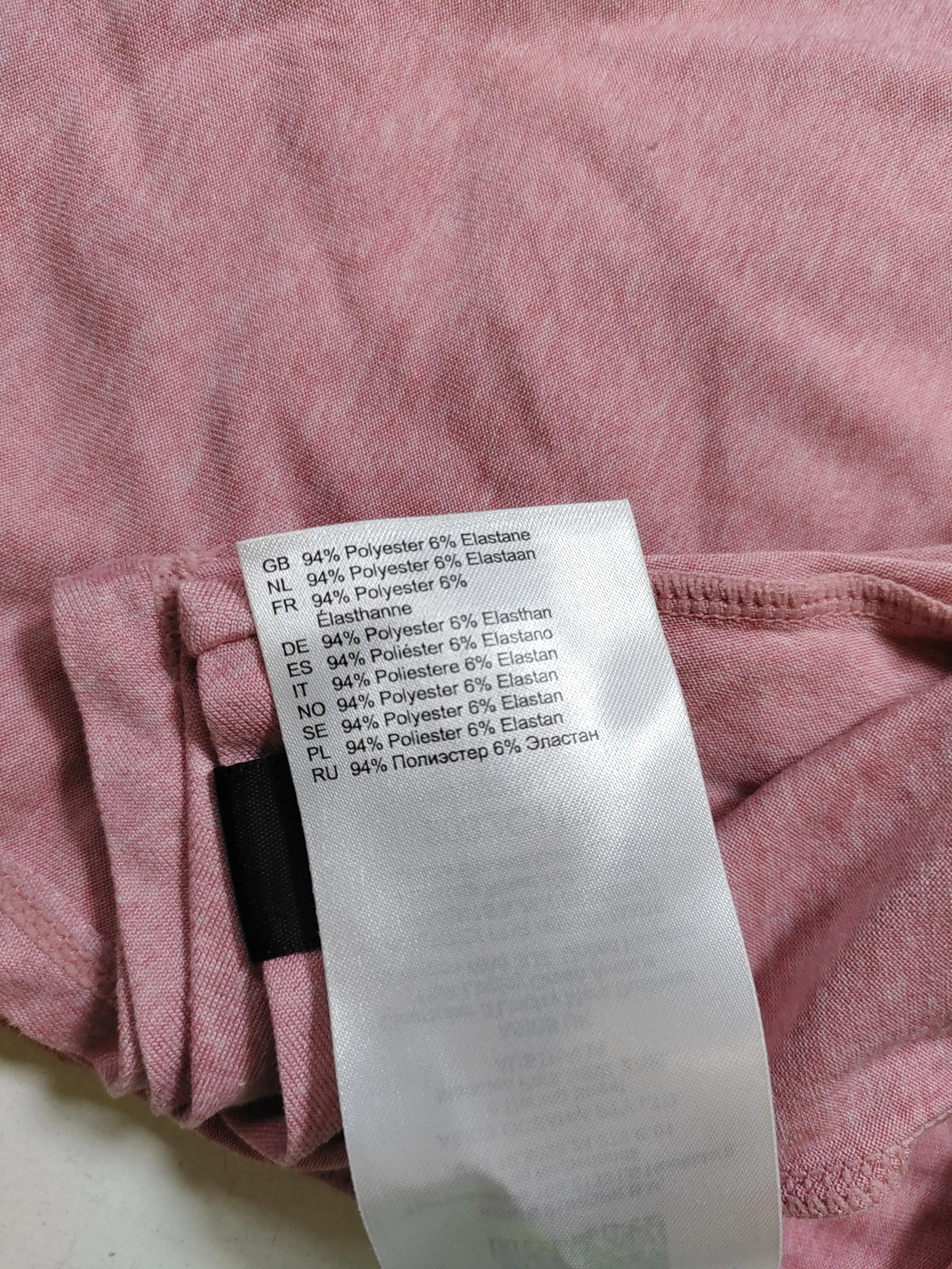 Asics Women's T-Shirt M Pink Polyester with Elastane Basic - Image 6