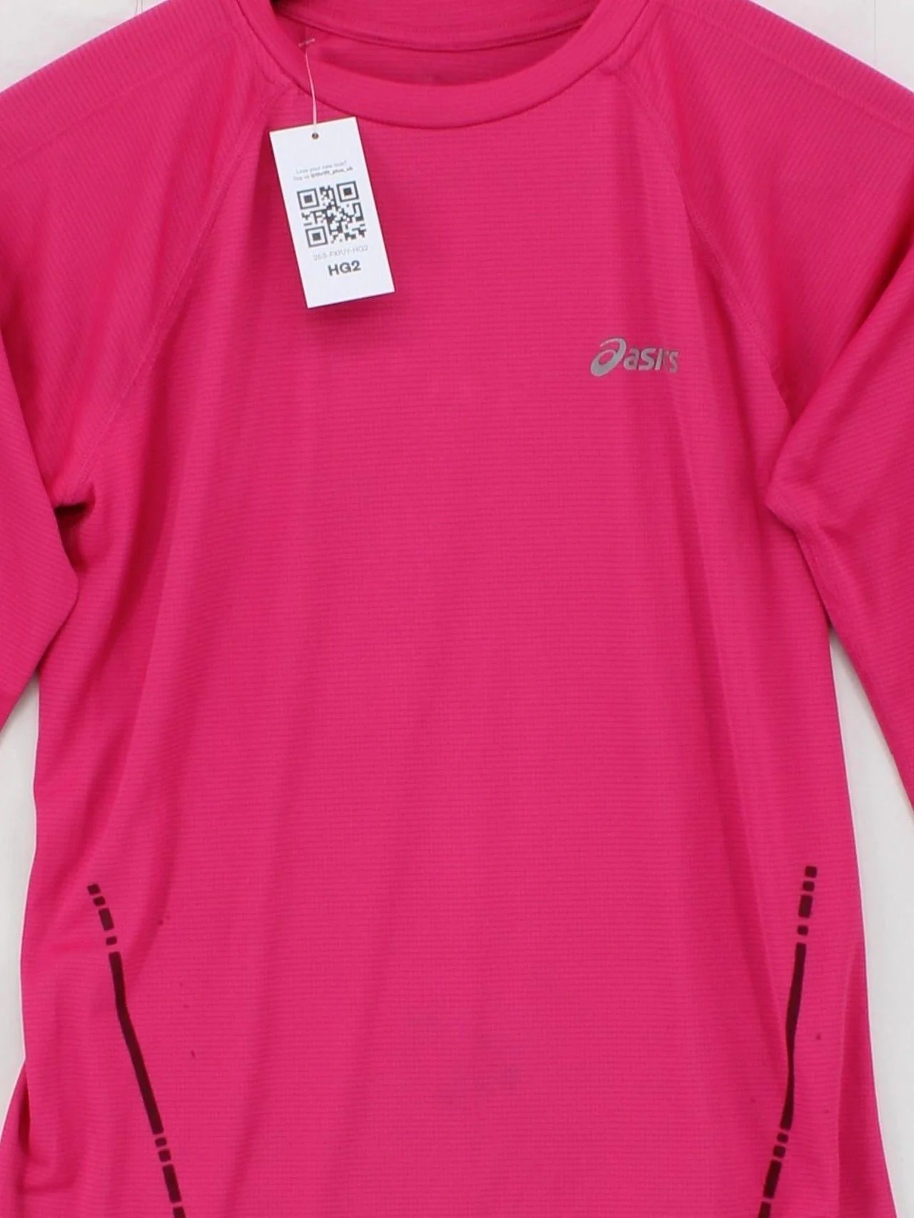 Asics Women's T-Shirt XS Pink 100% Polyester Basic - Image 3