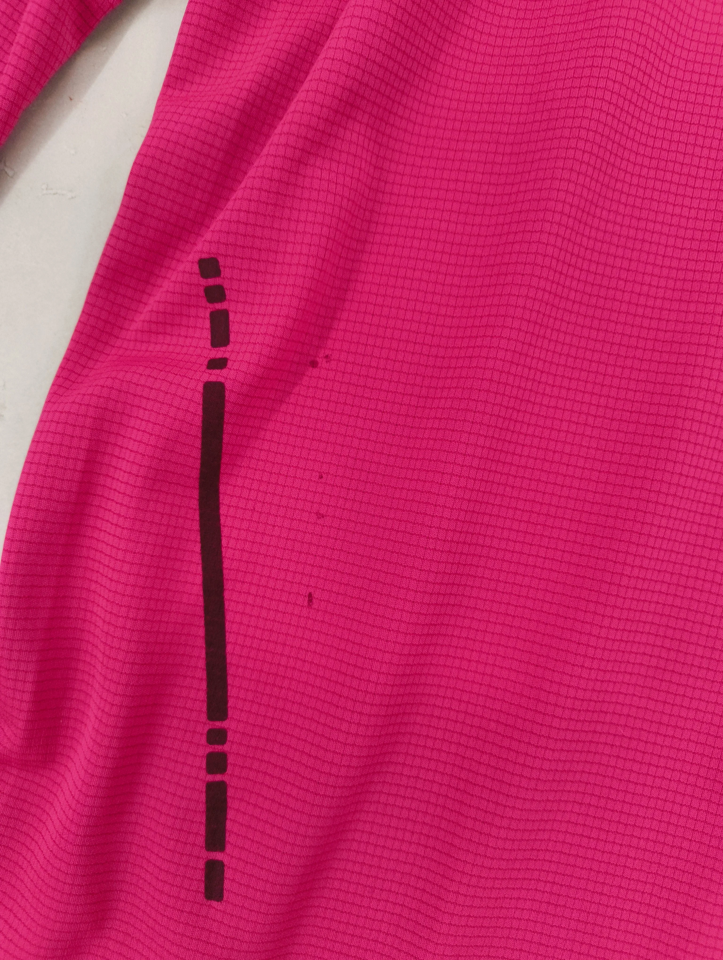 Asics Women's T-Shirt XS Pink 100% Polyester Basic - Image 5