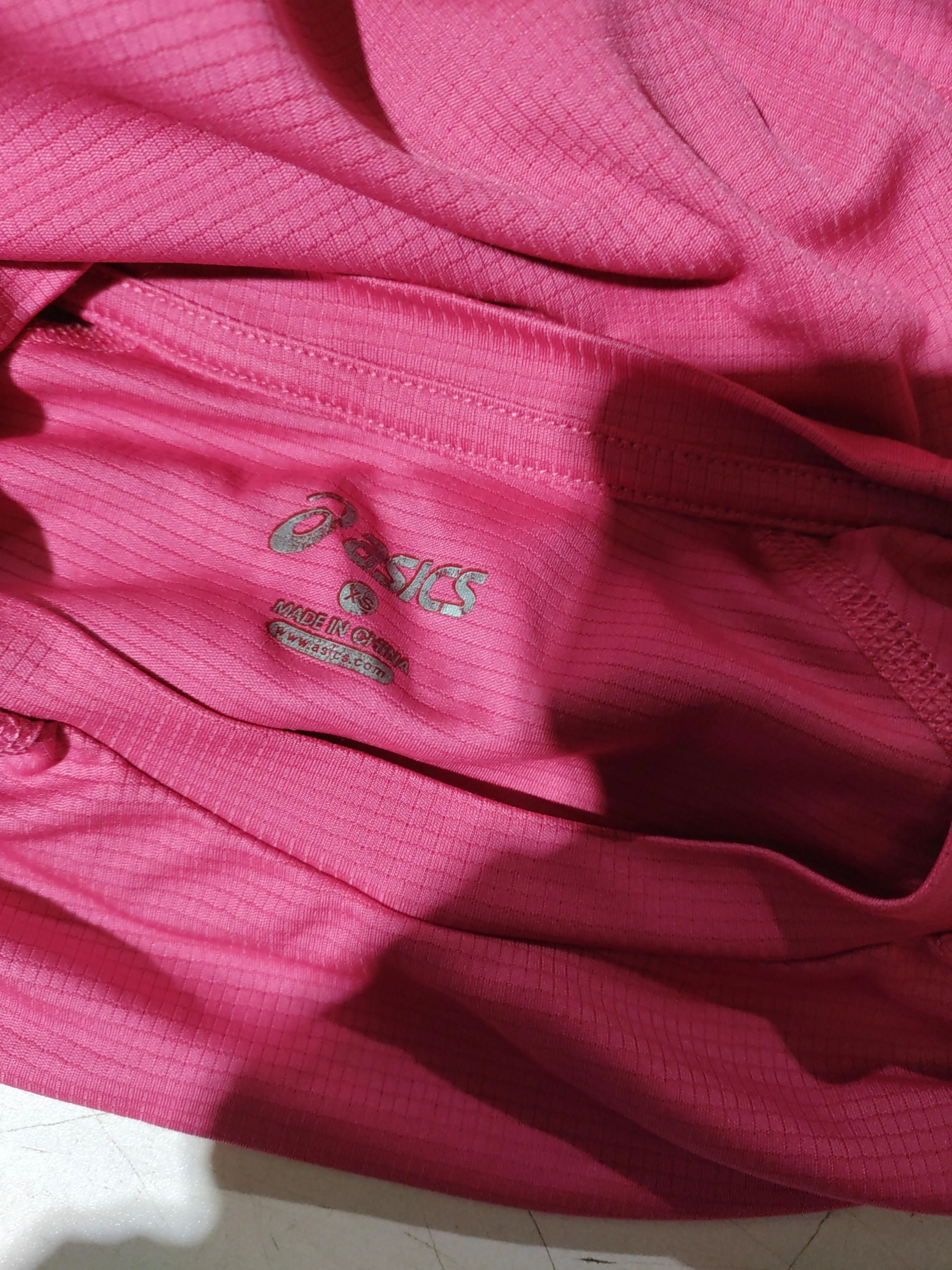 Asics Women's T-Shirt XS Pink 100% Polyester Basic - Image 6