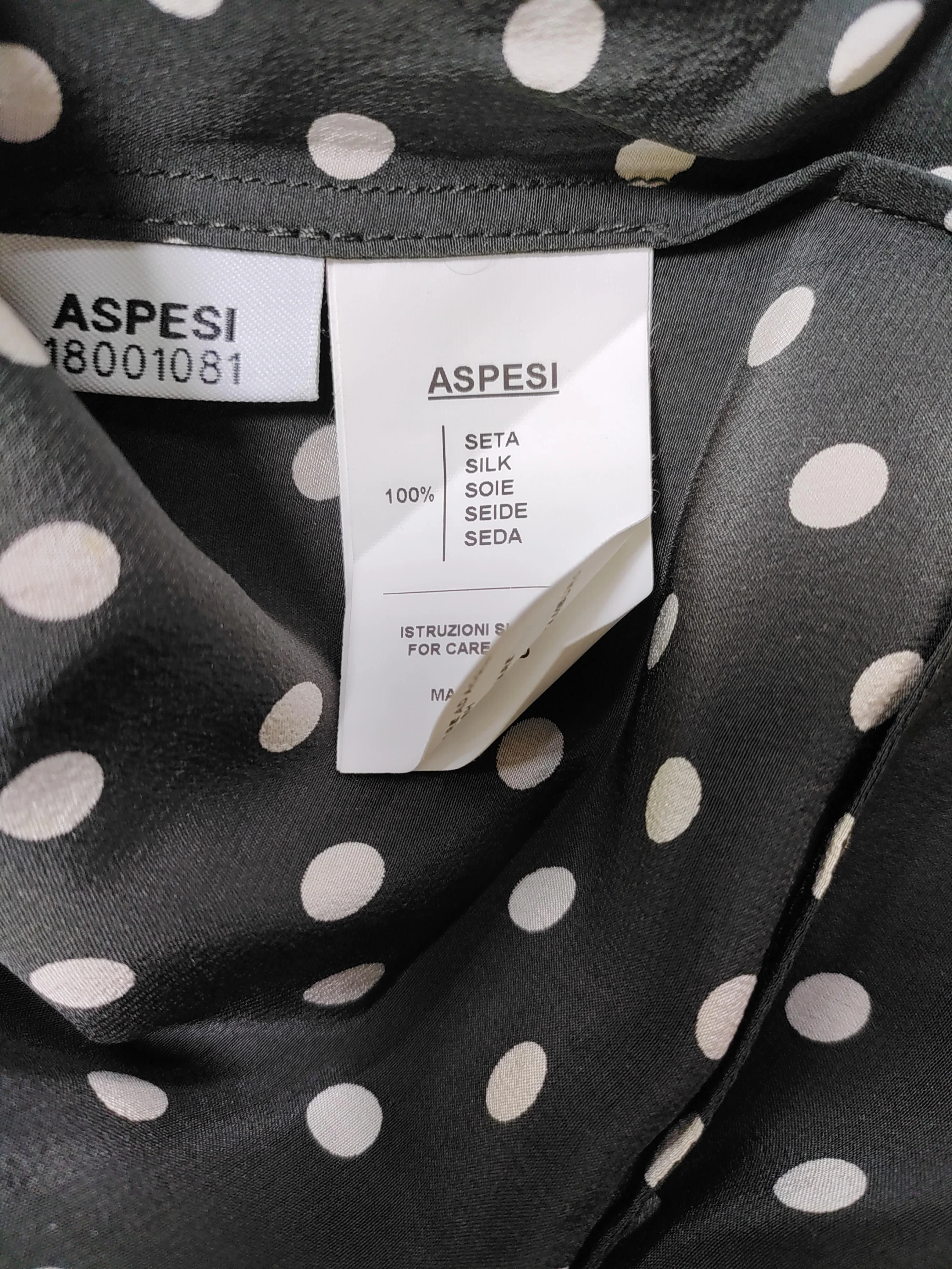 ASPESI T-Shirt Mini Dress UK12 in Grey - Image 6
