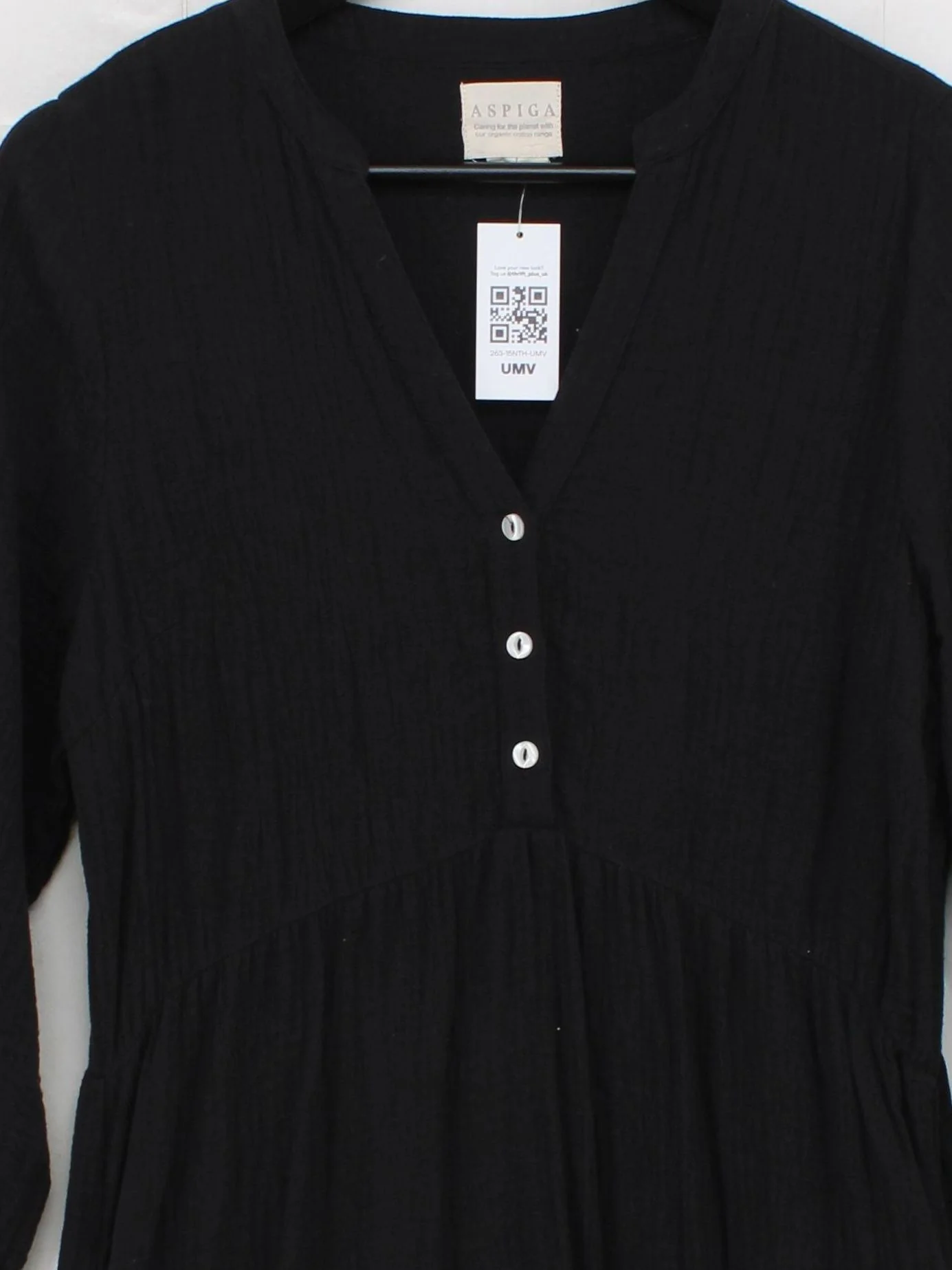 Aspiga T-Shirt Midi Dress S in Black - Image 3