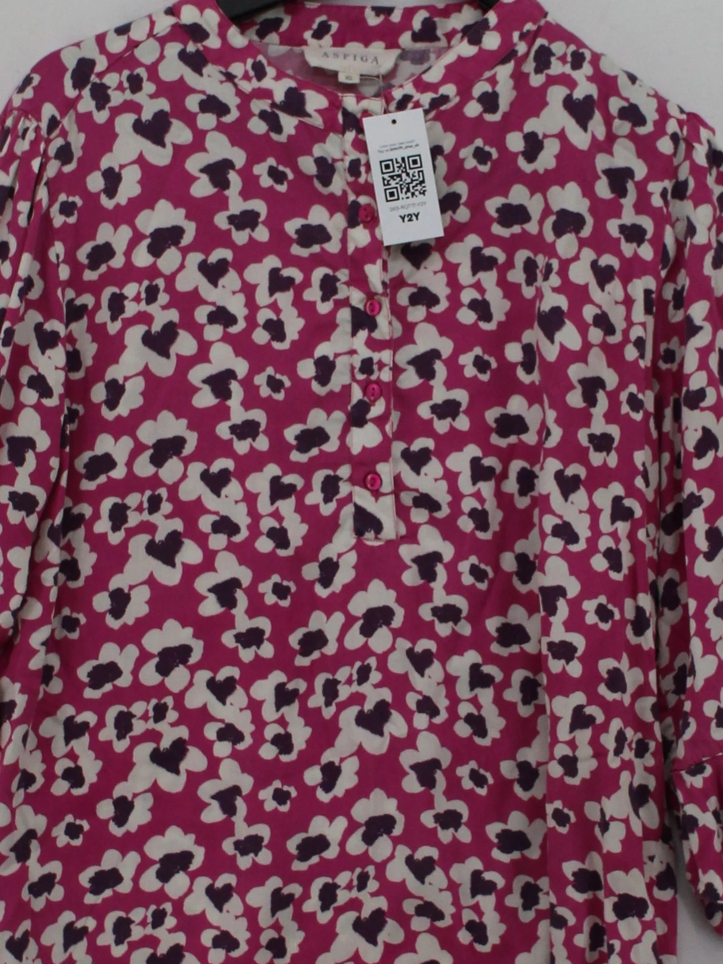 Aspiga Women's Blouse UK 16 Pink 100% Lyocell Modal Basic - Image 3