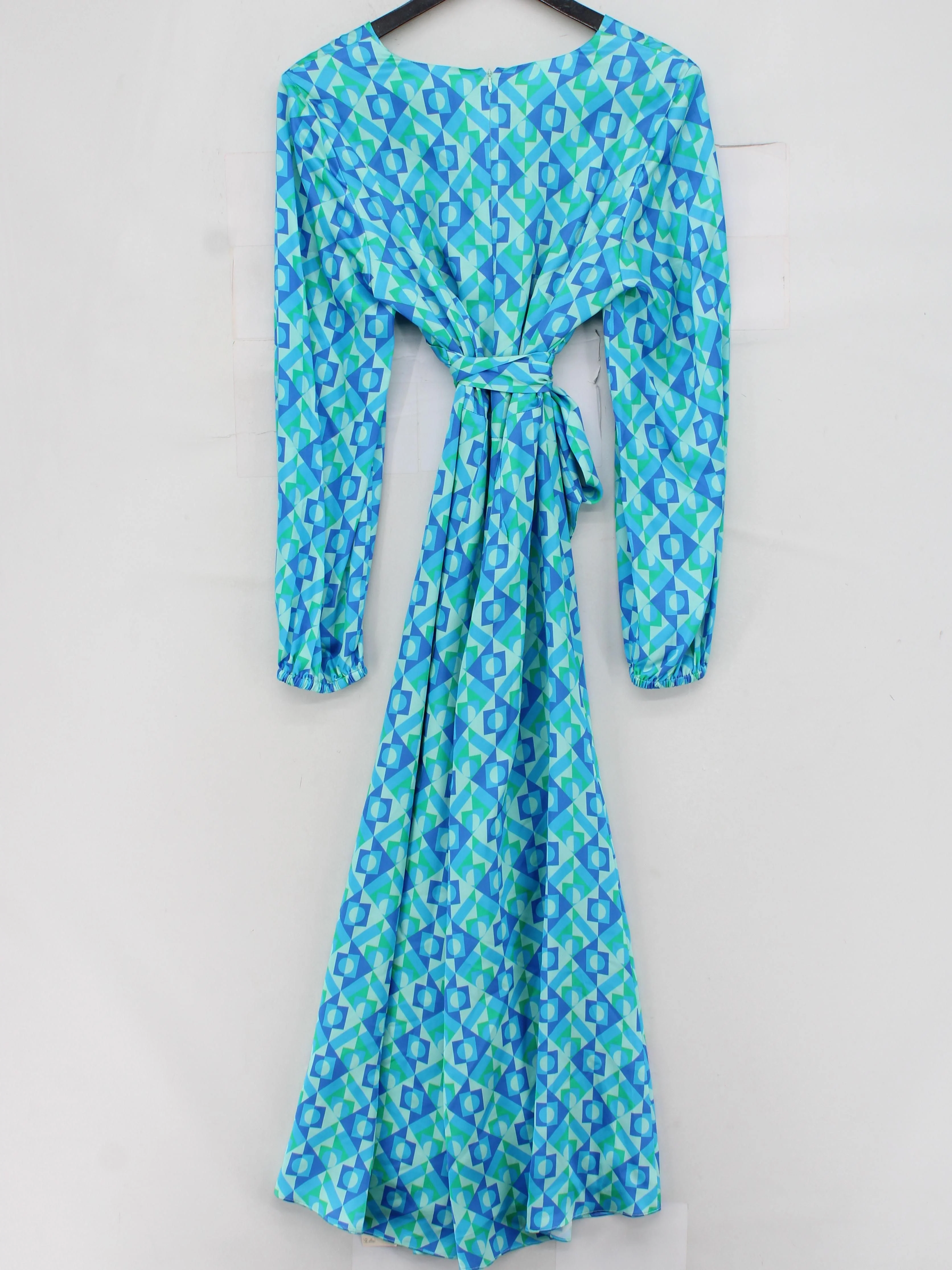 Aspiga Wrap Maxi Dress L in Multi - Image 2