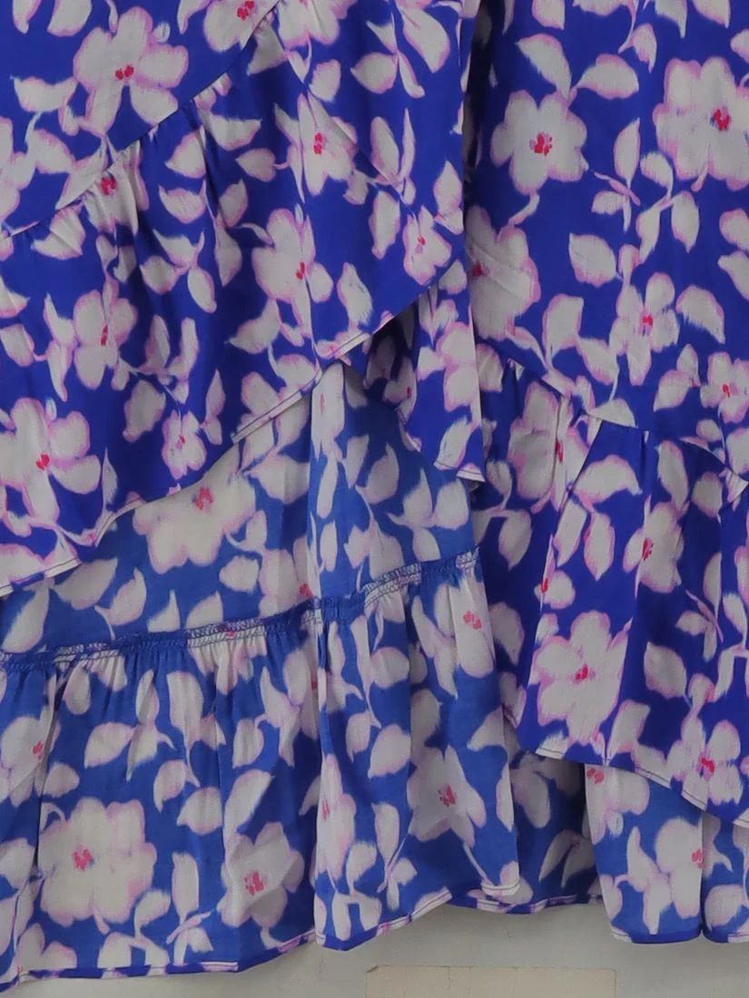 Aspiga Wrap Midi Dress UK16 in Blue - Image 4
