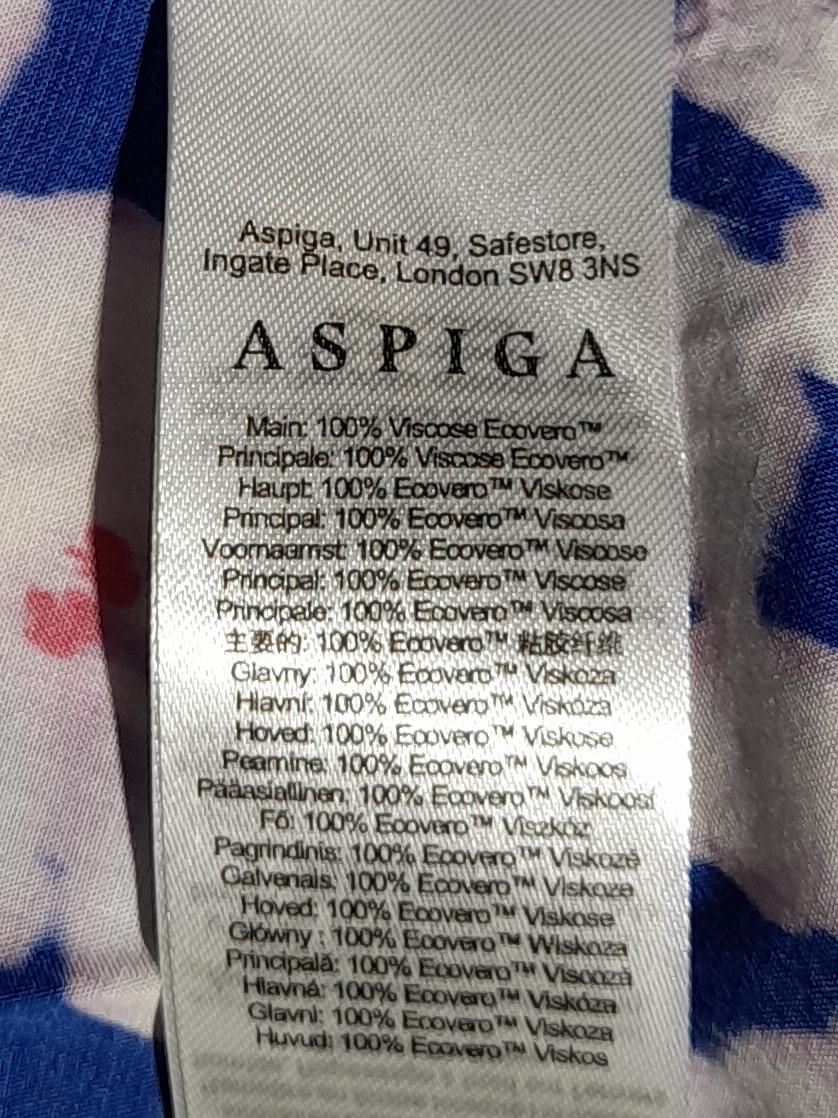 Aspiga Wrap Midi Dress UK16 in Blue - Image 6