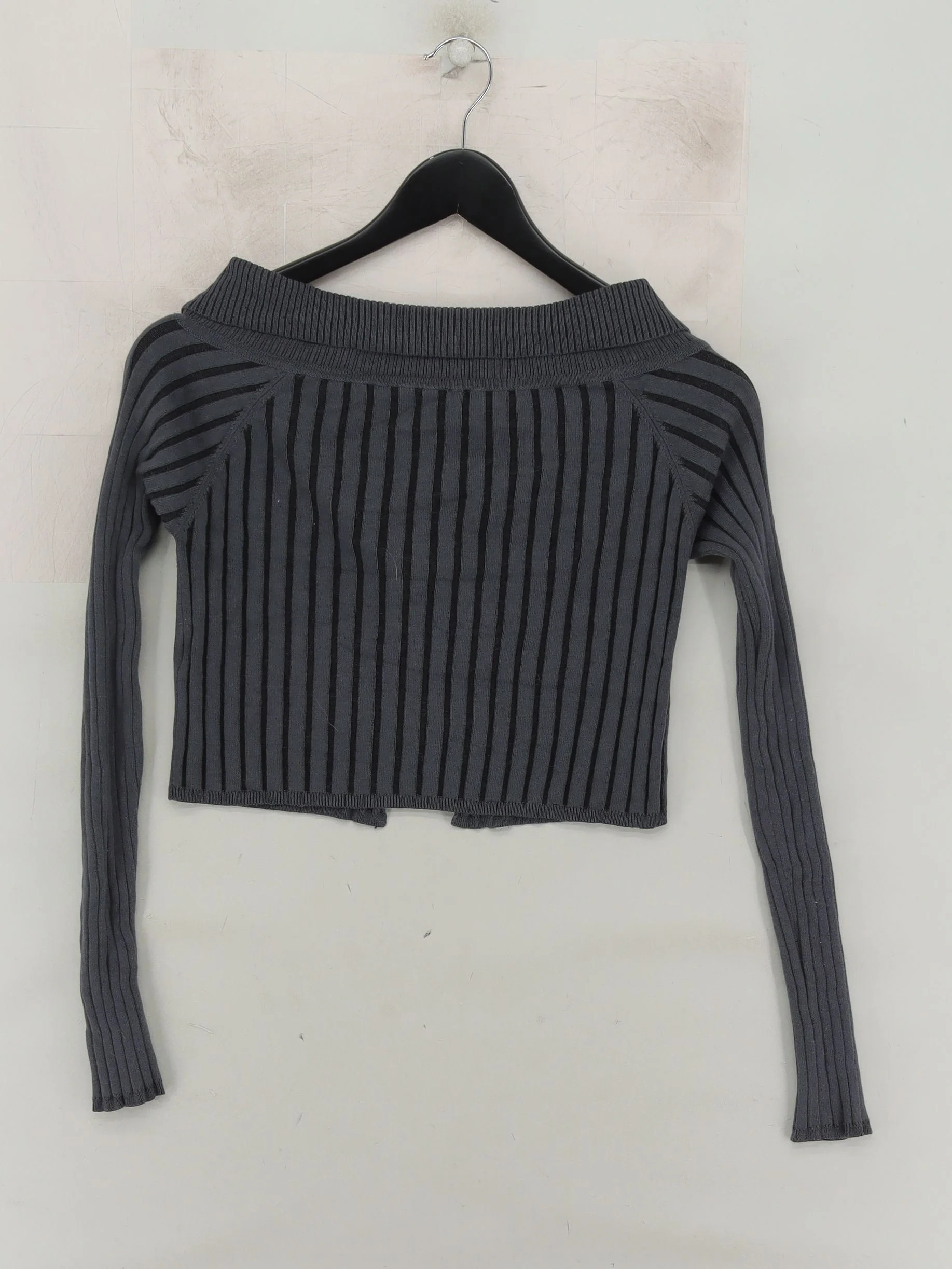 AsYou Women's Top UK 10 Grey Viscose with Polyamide Basic - Image 2