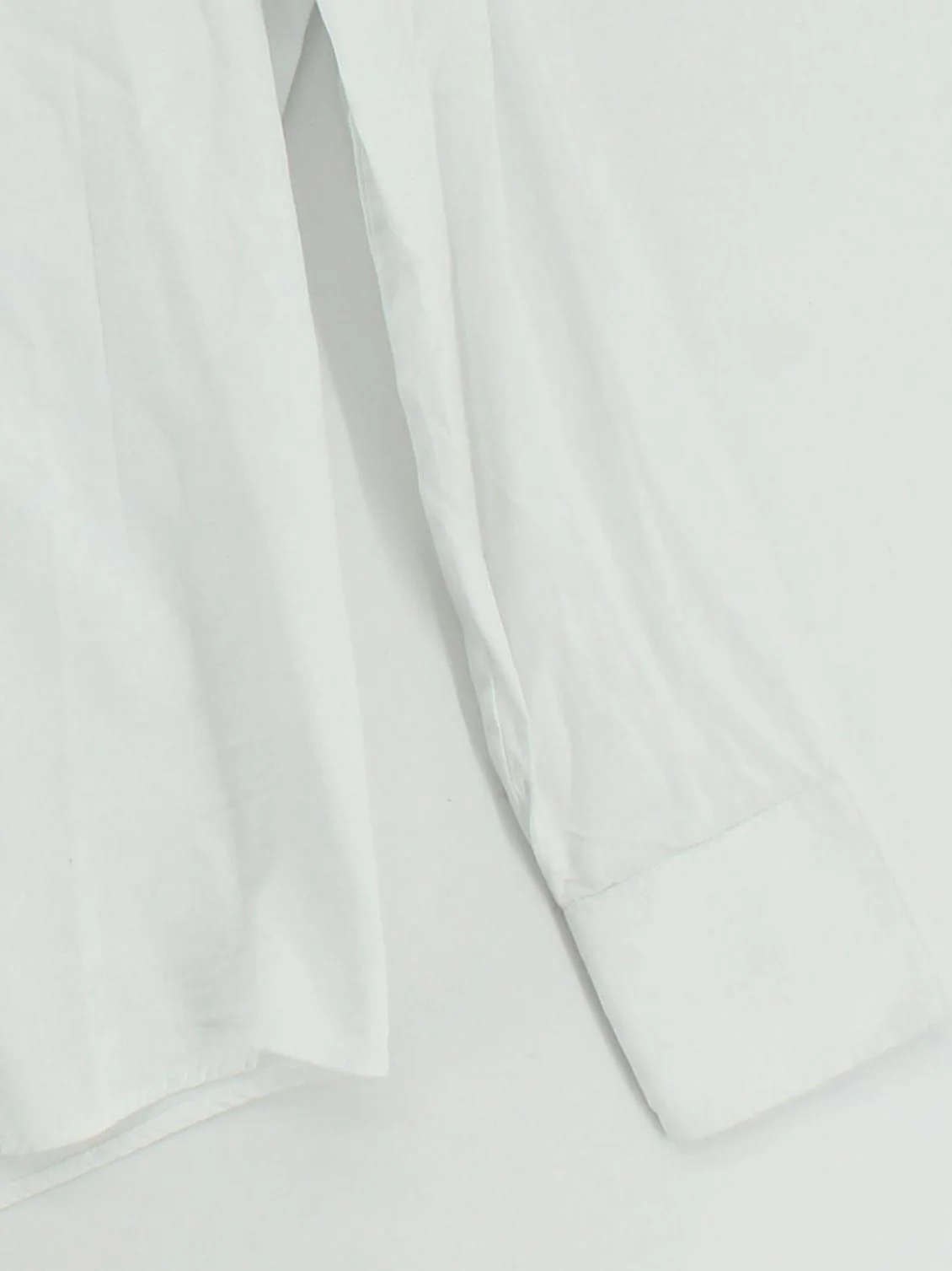 At Last.. Women's Shirt UK 14 White 100% Cotton Long Sleeve Collared Basic - Image 4