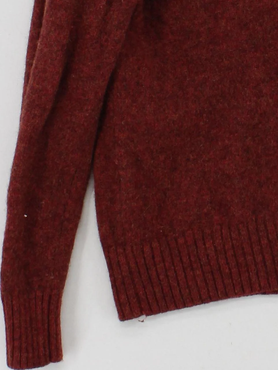AUBIN Men's Jumper XXL Red 100% Wool Crew Neck Pullover - Image 4