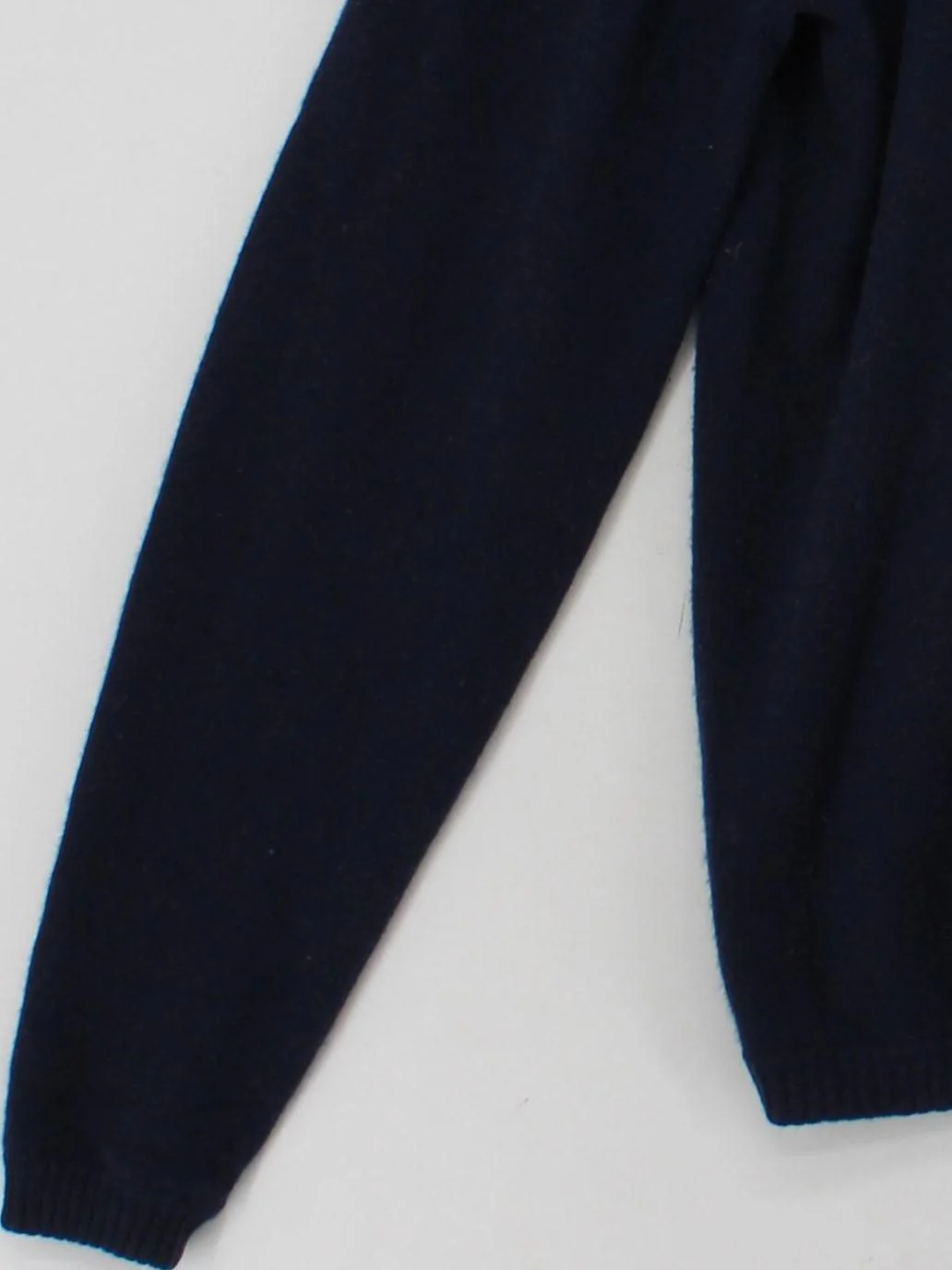 Aubin & Wills Men's Hoodie L Blue 100% Cashmere Pullover - Image 4