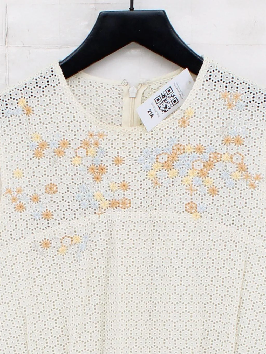 Aubin & Wills Mini Dress UK8 in Cream - Image 3