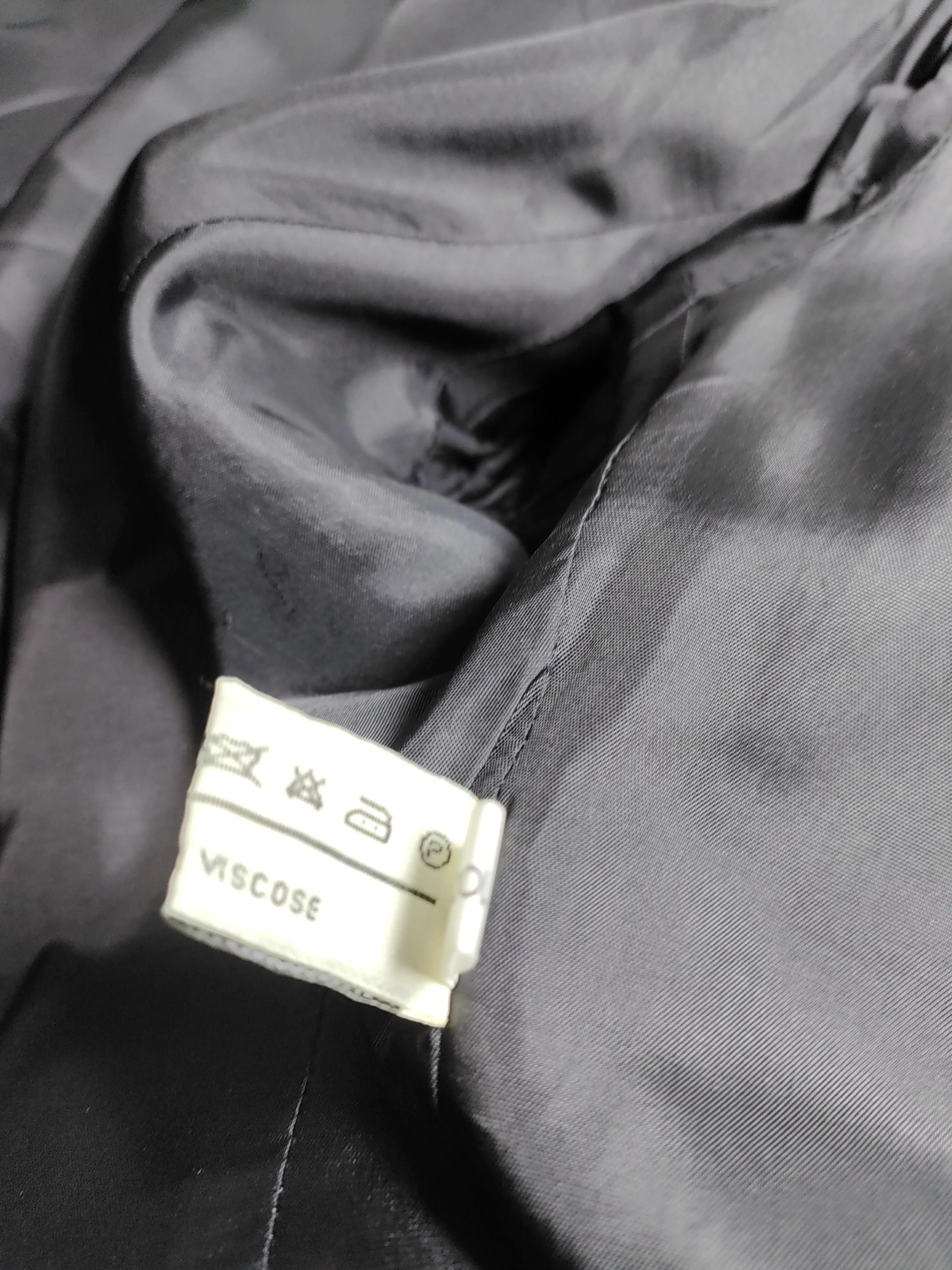 Austin Reed Men's Blazer M Black 100% Viscose Overcoat - Image 6