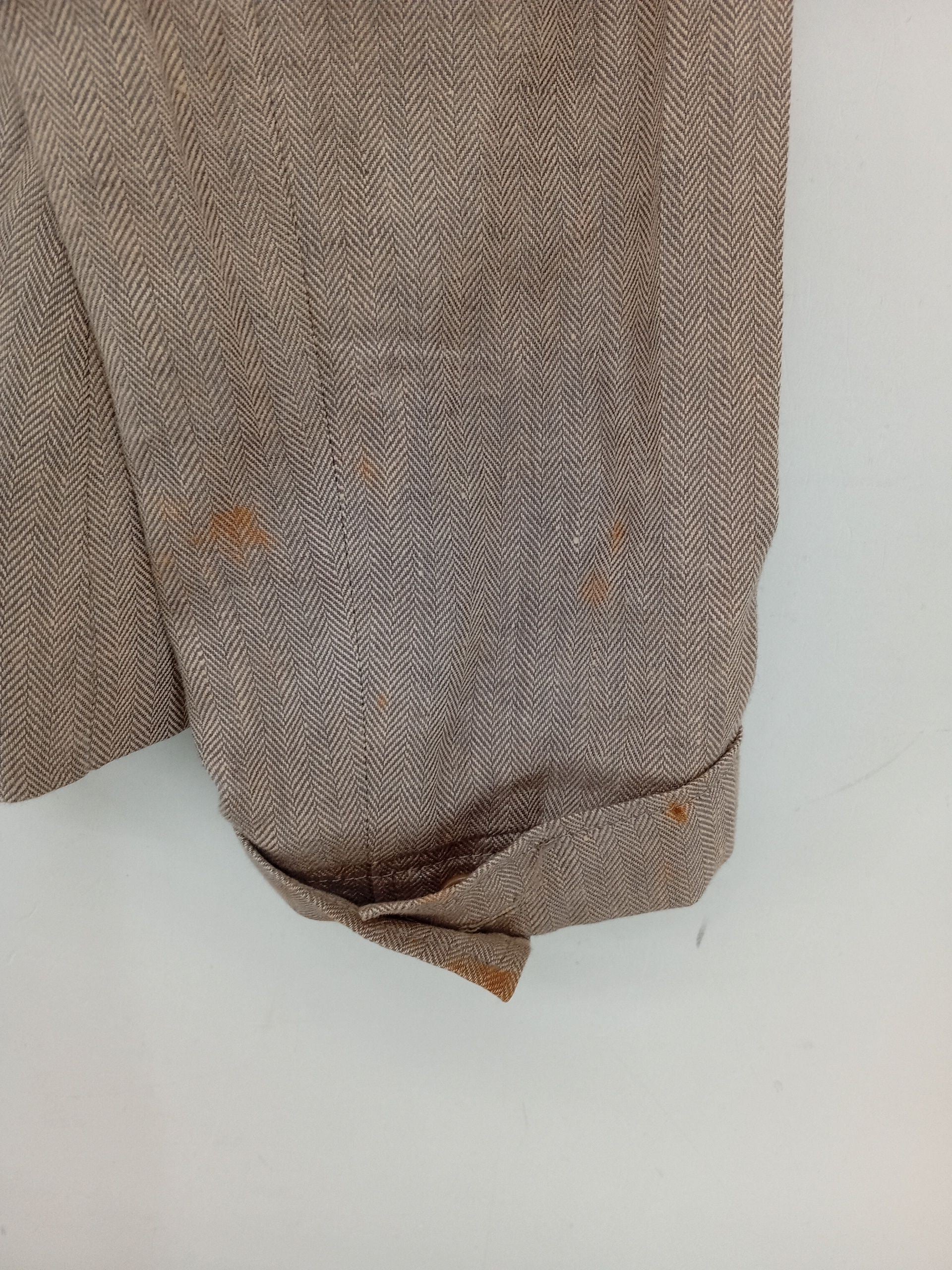 Austin Reed Women's Blazer UK 16 Tan Linen with Acetate Overcoat - Image 5