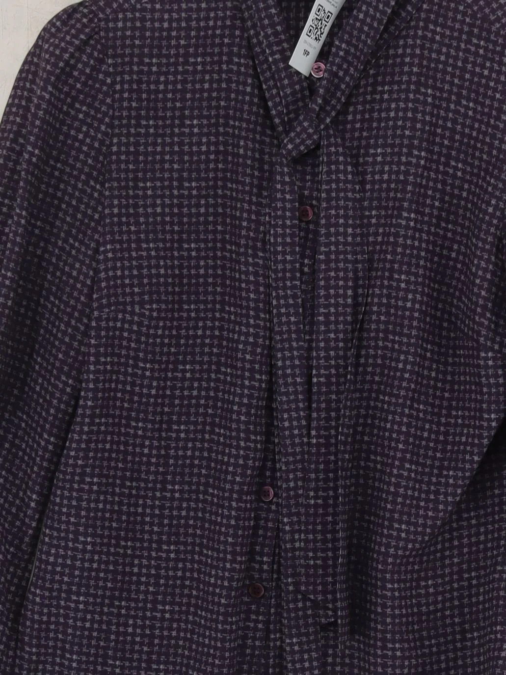 Austin Reed Women's Blouse UK 10 Purple 100% Other Basic - Image 3