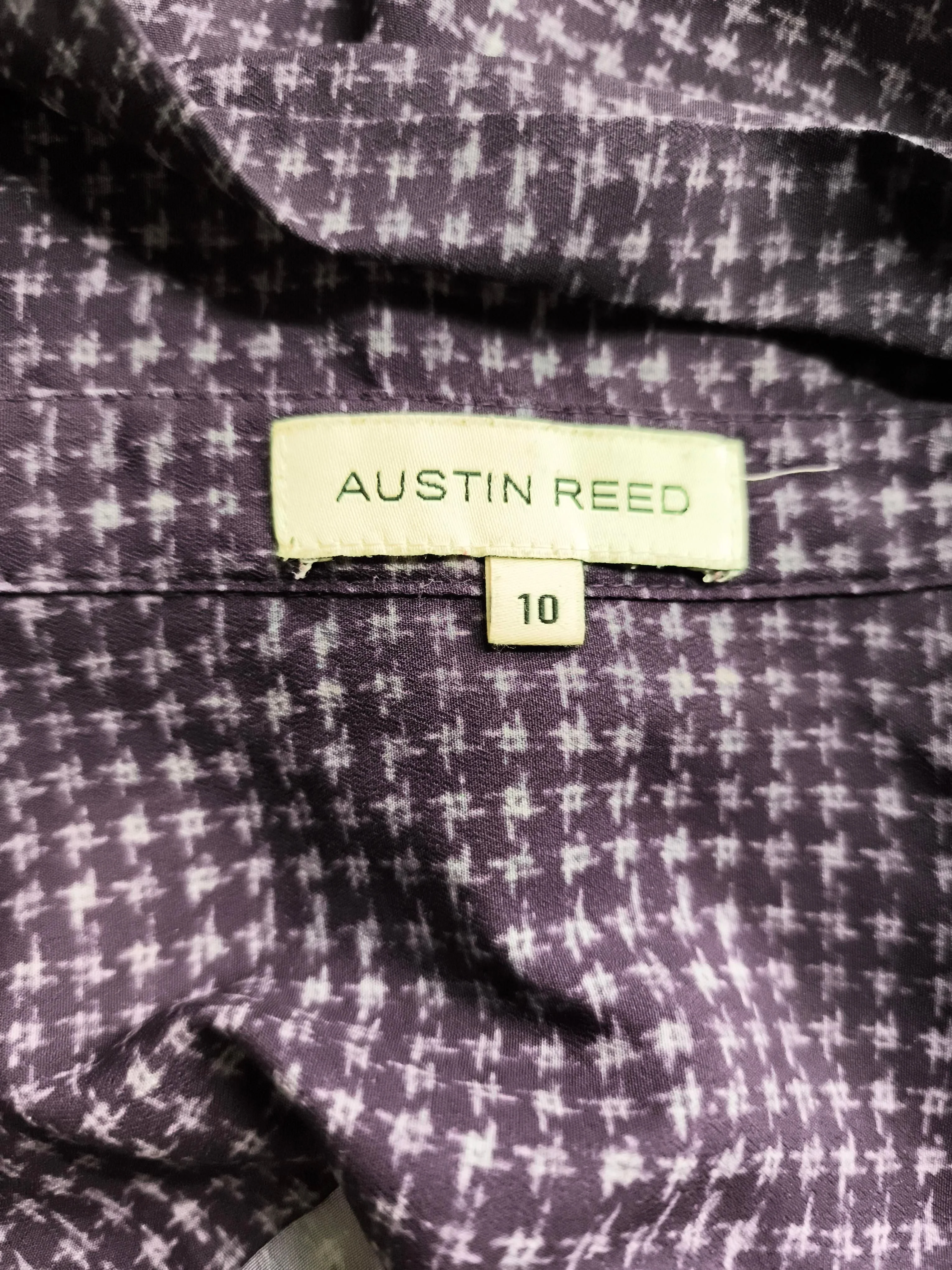 Austin Reed Women's Blouse UK 10 Purple 100% Other Basic - Image 5